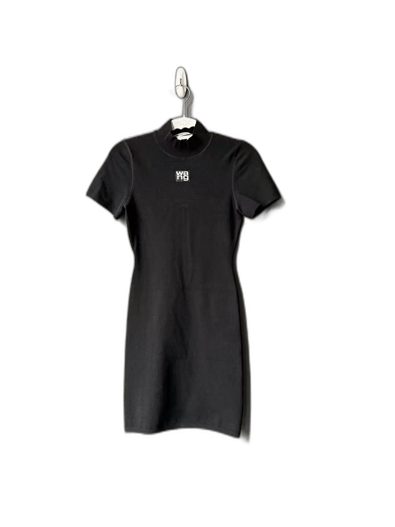 Alexander Wang Alexander Wang Short Sleeve Dress in Black-yf Size M / US 6-8 / IT 42-44 - 1 Thumbnail