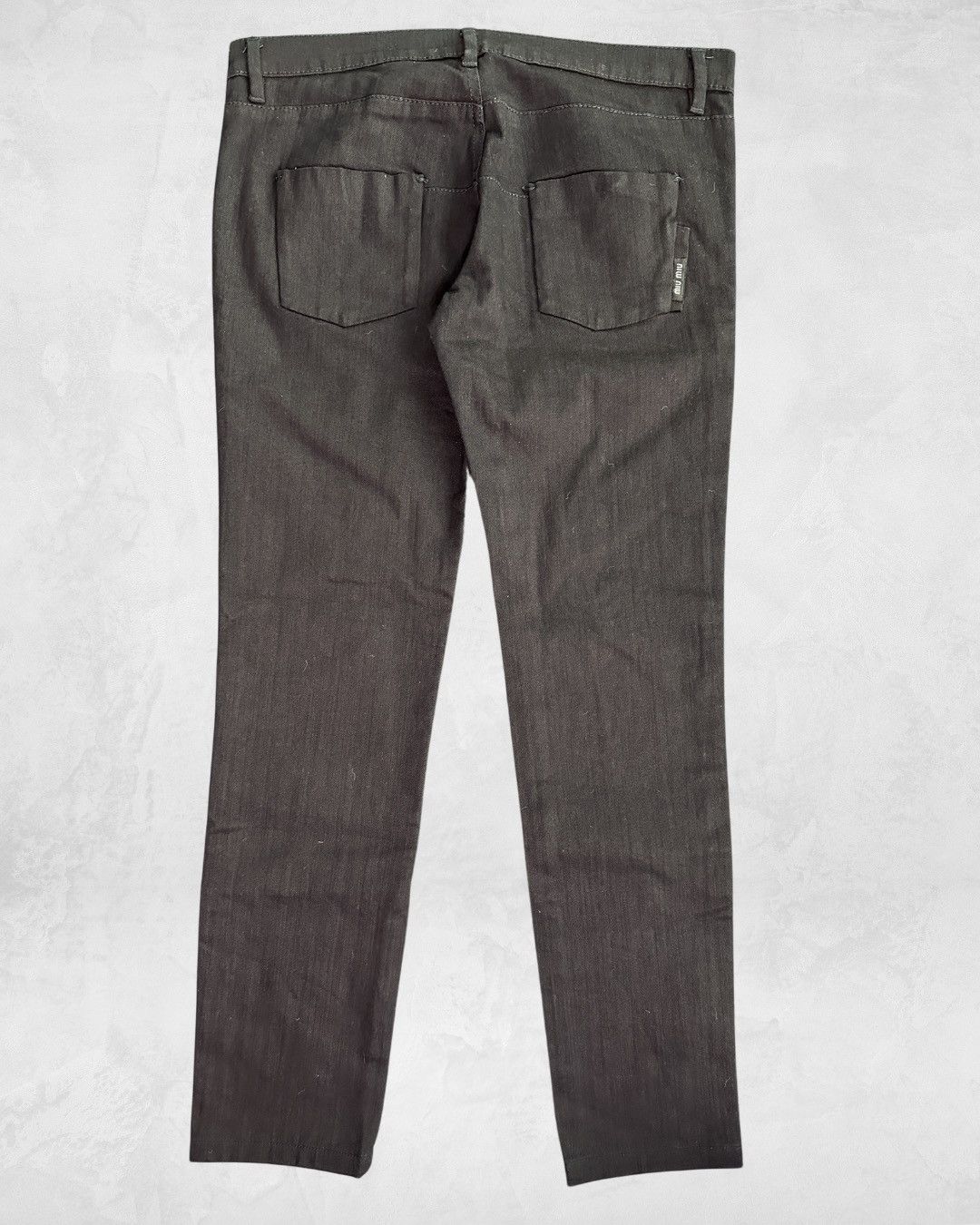 Miu Miu FW07 Overlock Stitch Slim Pants Size 30" / US 8 / IT 44 - 5 Thumbnail