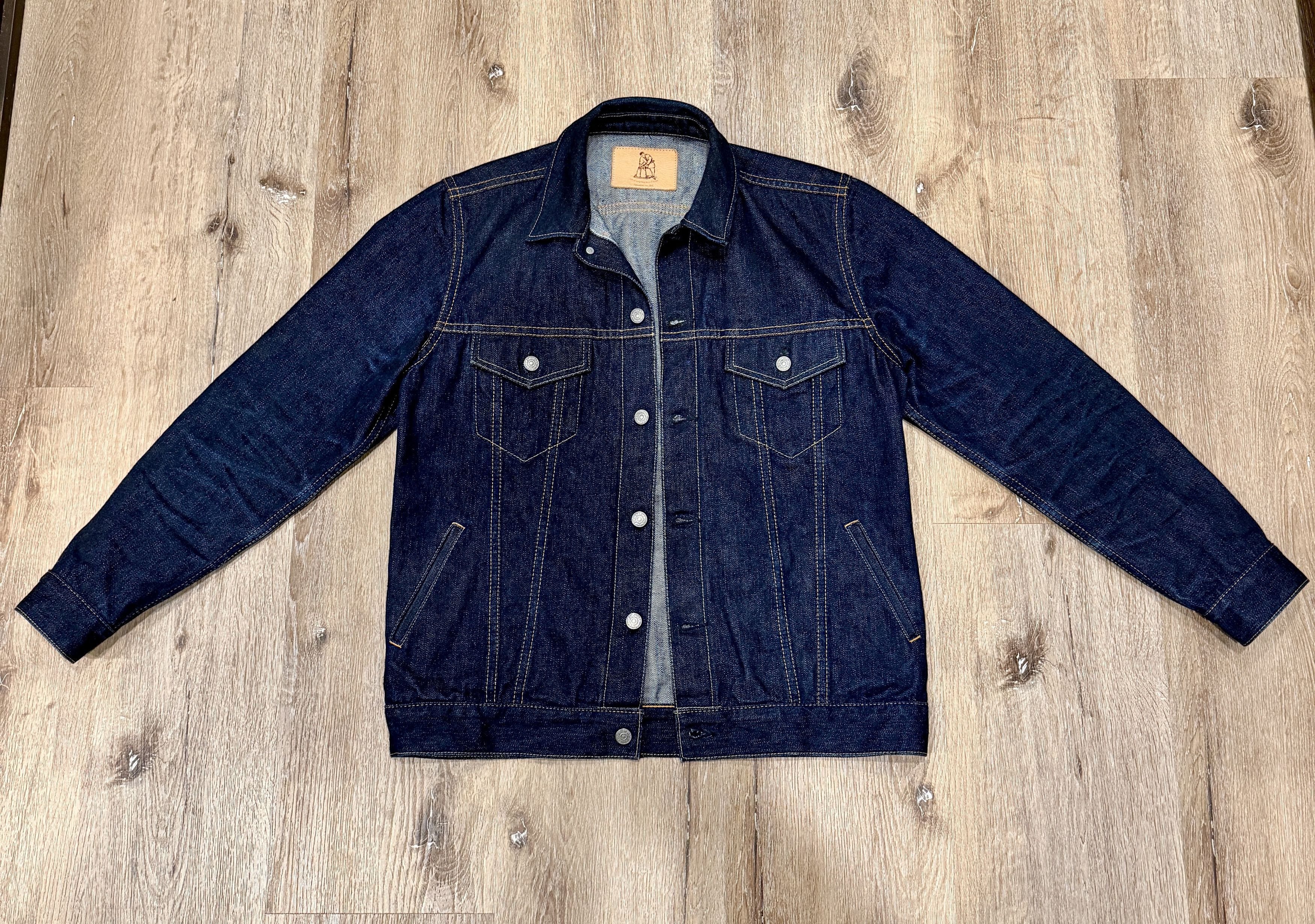 Pure Blue Japan Modified Type III Denim Jacket - 14oz Indigo Selvedge Size US XL / EU 56 / 4 - 1 Thumbnail