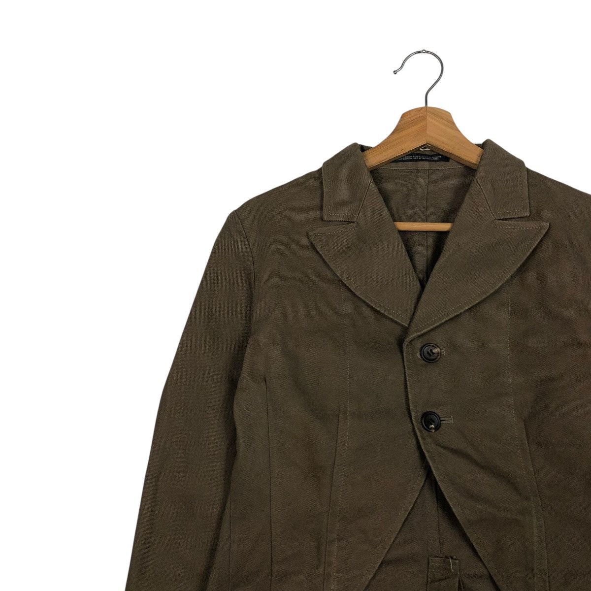 Yohji Yamamoto 🔥VINTAGE CROPPED CHORE JACKET Y’S YOHJI YAMAMOTO Size M / US 6-8 / IT 42-44 - 9 Thumbnail