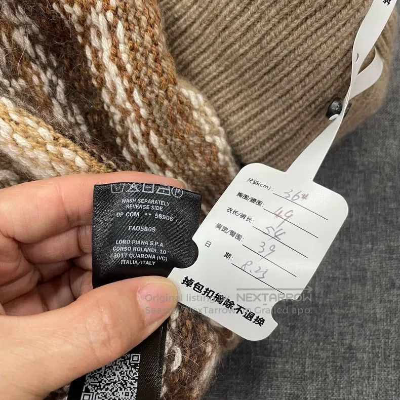 Loro Piana Loro Piana 24FW Fair Isle High-Neck Sweater Size XS / US 0-2 / IT 36-38 - 8 Thumbnail