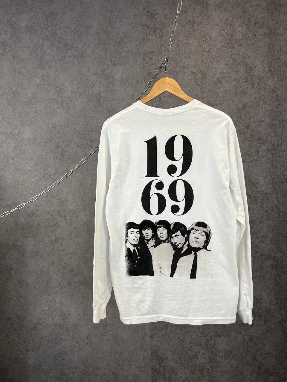 Band Tees × The Rolling Stones The Rolling Stones overprinted longsleeve Size US M / EU 48-50 / 2 - 2 Thumbnail