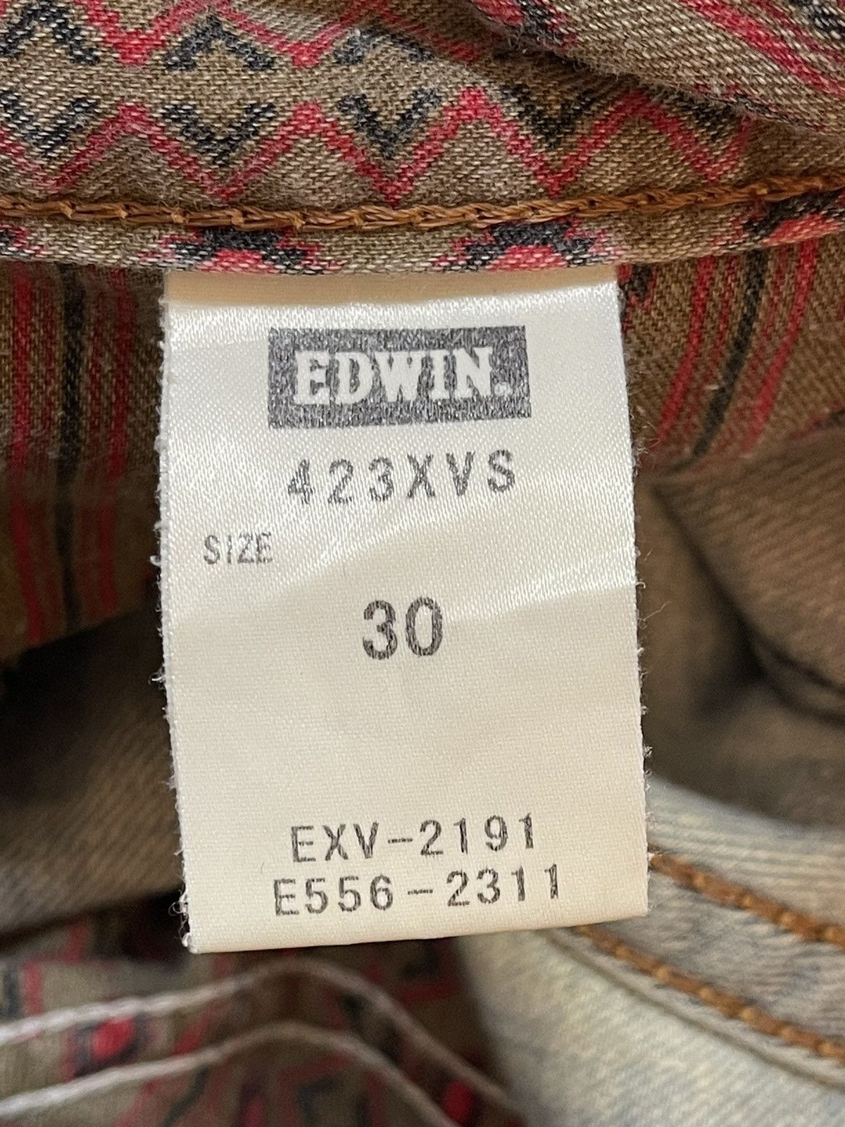 Edwin Edwin XV Exclusive Vintage Mud Faded Wash Style Loose Jeans Size US 32 / EU 48 - 10 Thumbnail