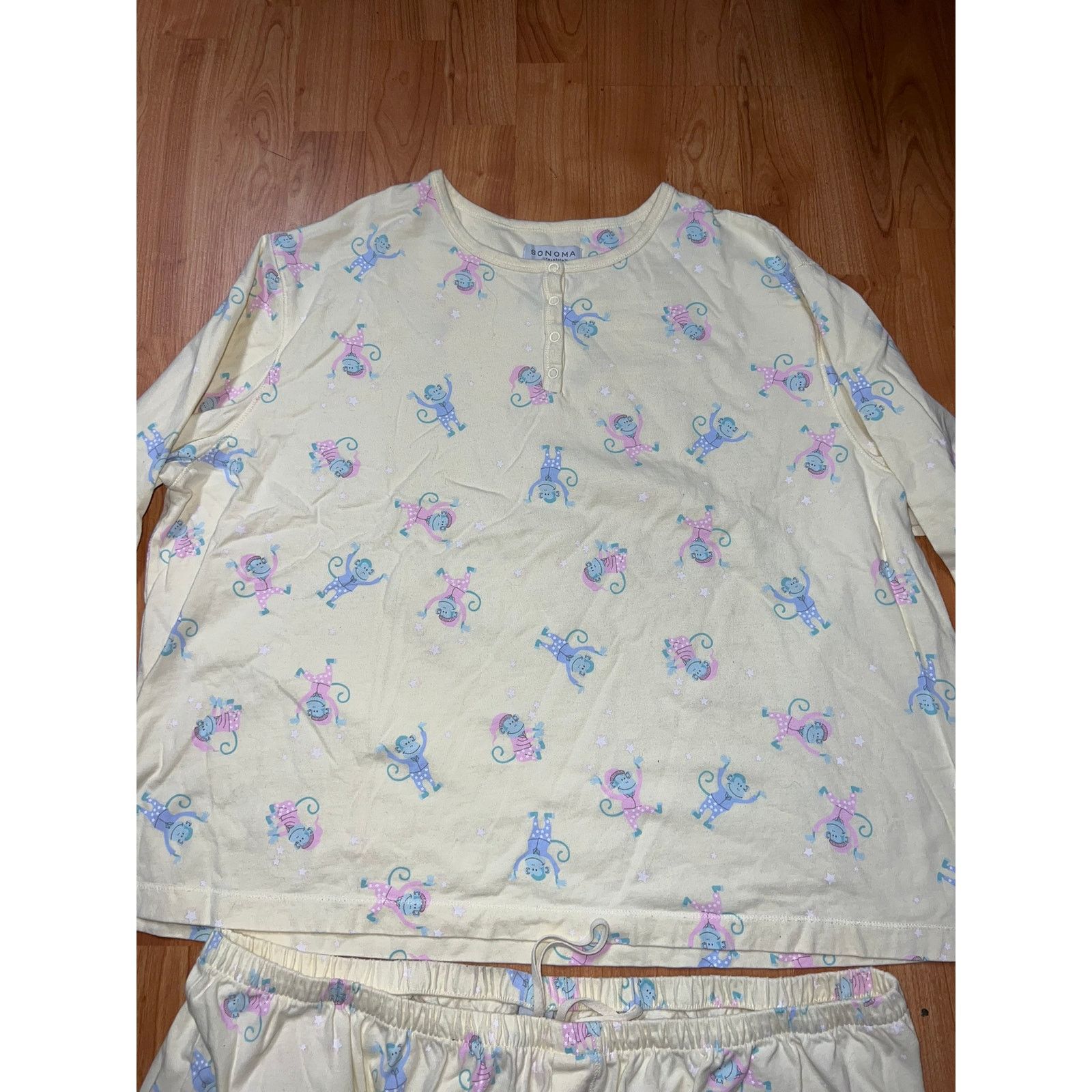 Vintage Womens Sonoma Lifestyles Pajama Set Top Bottoms Pajama 2X Size XXL / US 16-18 / IT 52-54 - 4 Thumbnail