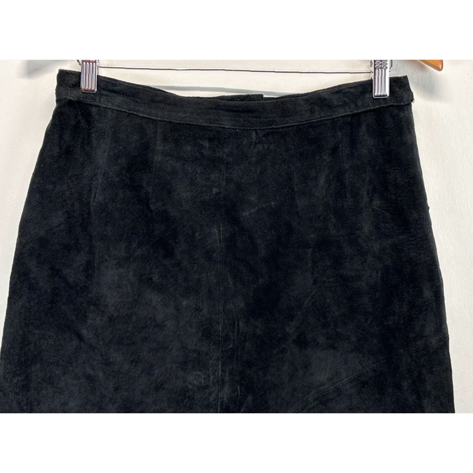 Vintage VINTAGE Rafaella Leather Maxi Skirt Women's Size 12 Black Western Cowgirl Slit Size 34" / US 12 / IT 48 - 2 Thumbnail