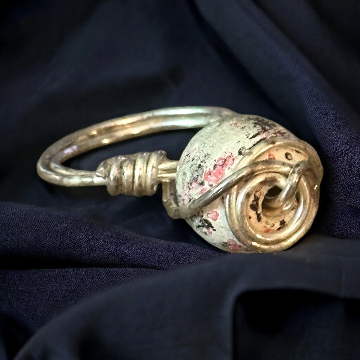 Vintage Vintage wire wrapped Victorian rose ring Size ONE SIZE - 1 Thumbnail