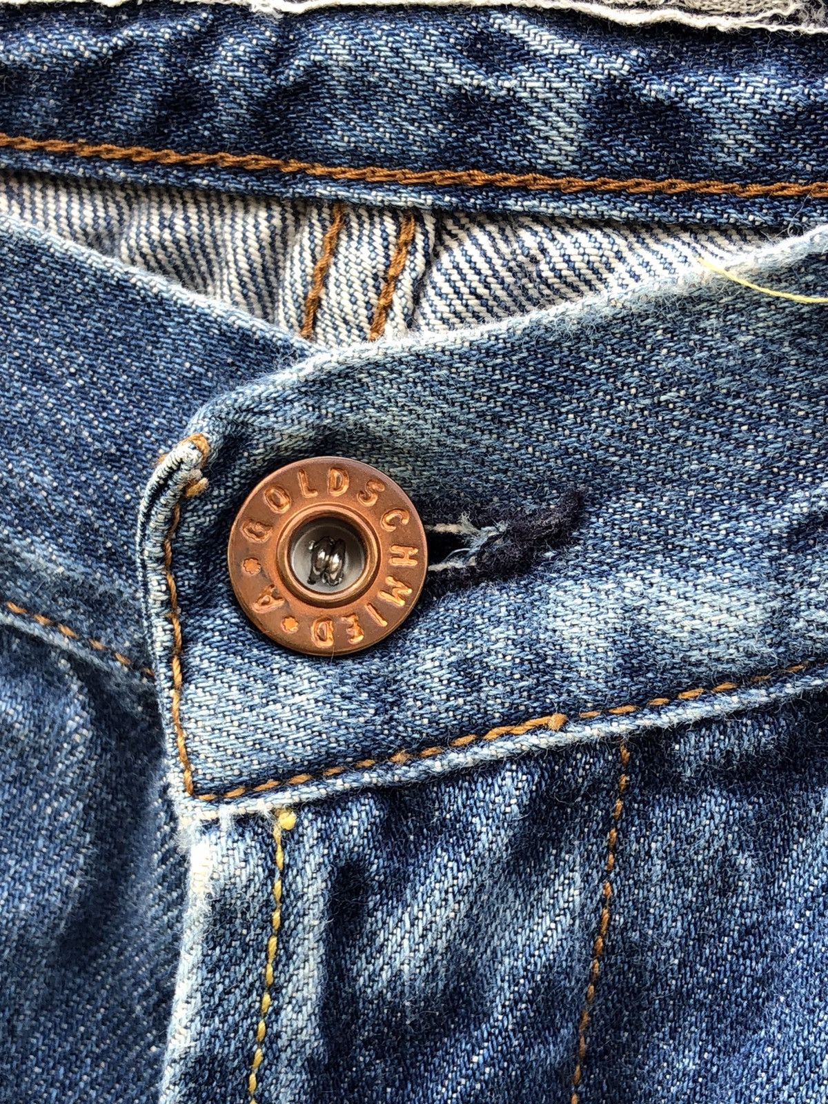 AG Adriano Goldschmied AG Adriano Goldschmied Washed Jeans Selvedge Size US 33 - 10 Thumbnail