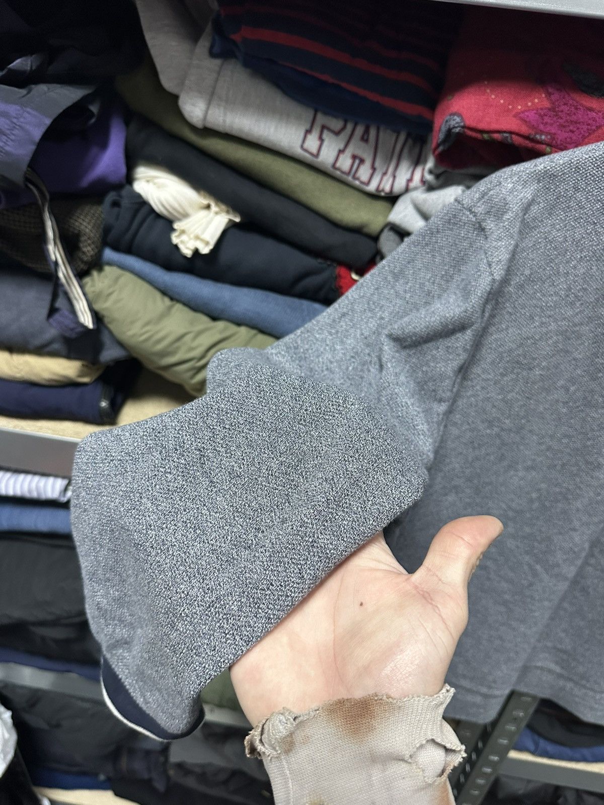 Lacoste Vintage Lacoste Sweatshirt Basic Logo Grey Luxury Old Money Size US L / EU 52-54 / 3 - 14 Thumbnail