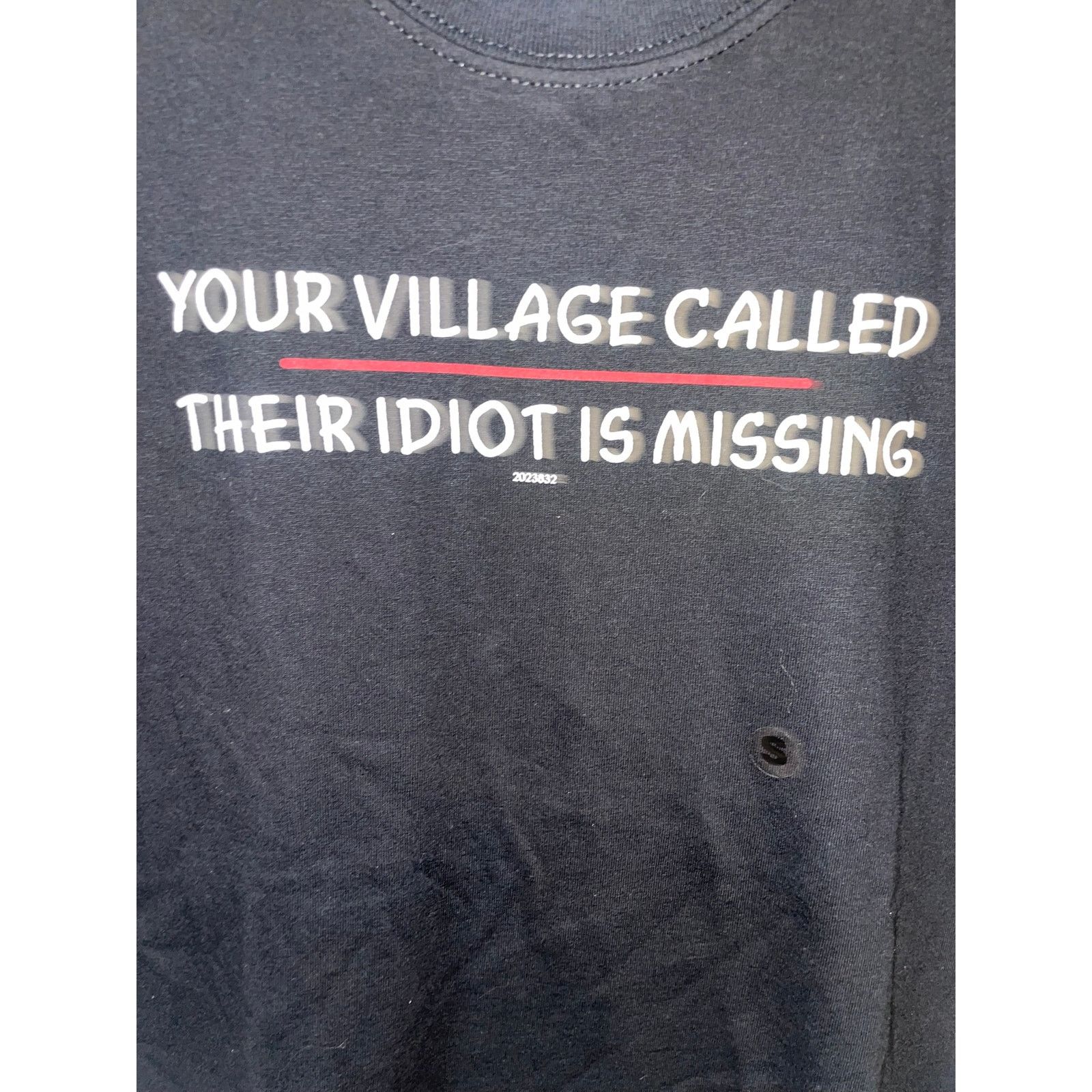 Gildan Y2K Your Village Called Their Idiot Is Missing Shirt 2000s S Size US S / EU 44-46 / 1 - 4 Thumbnail