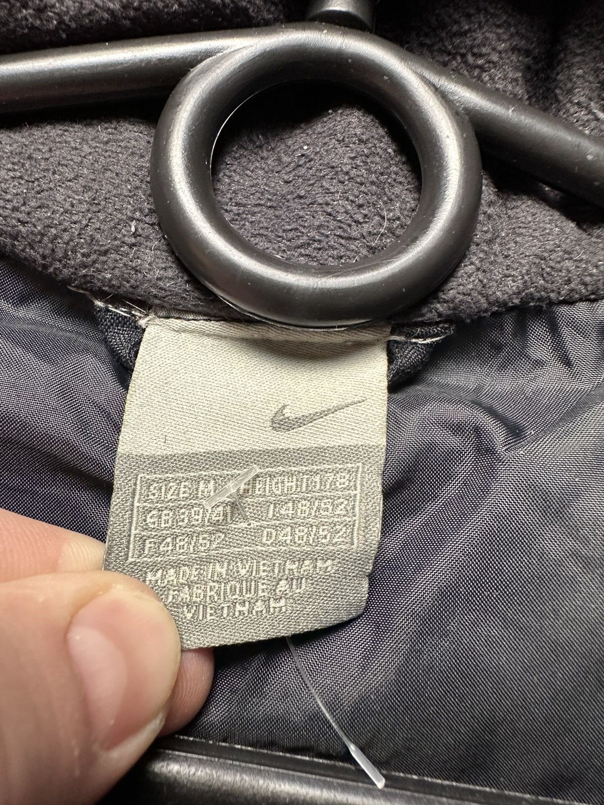Nike × Vintage Vintage Nike jacket logo parka size M Size US M / EU 48-50 / 2 - 5 Thumbnail