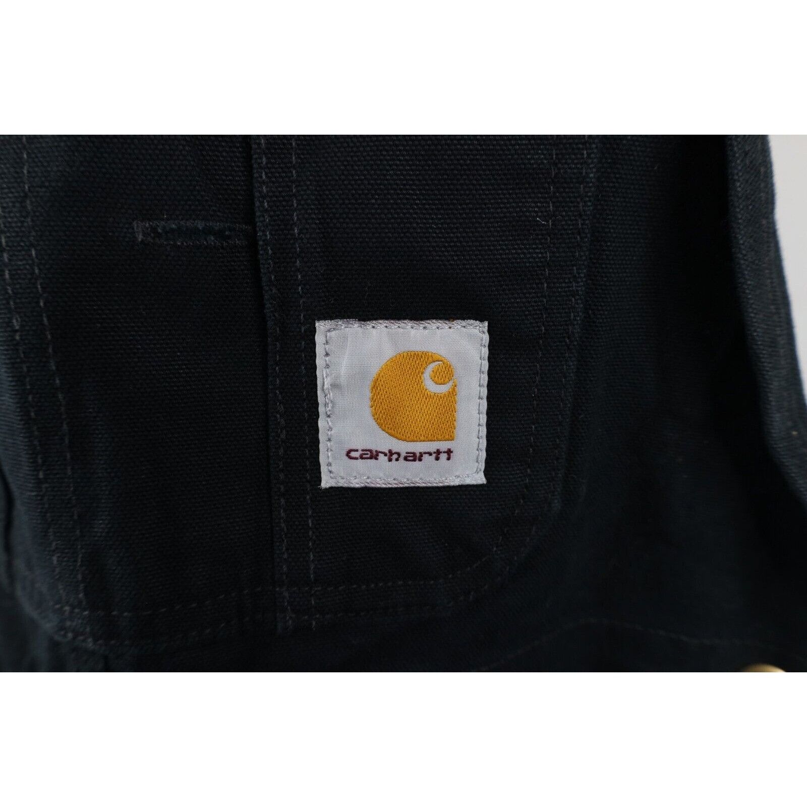 Carhartt × Vintage Vintage 90s Carhartt Spell Out Quilted Double Knee Overalls Size US 36 / EU 52 - 6 Thumbnail