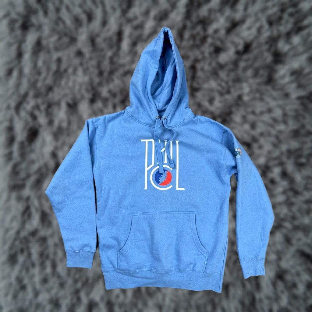 Vintage Section 119 x Grateful Dead Sacred Rose Phil Lesh Hoodie Mens Medium Blue NWOT Pullover Hoodie Size US M / EU 48-50 / 2 - 1 Thumbnail