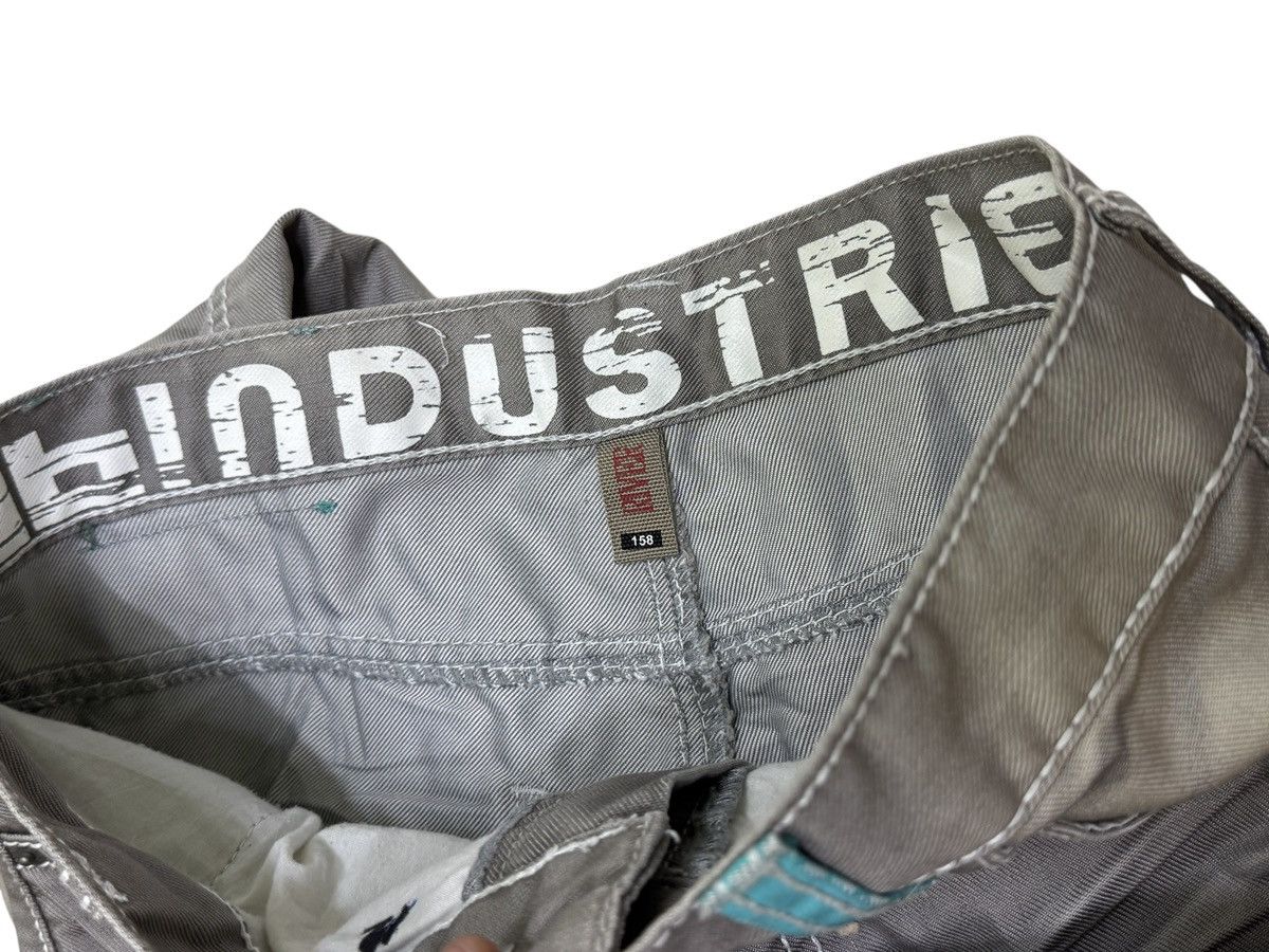 If Six Was Nine Lab Industries Wrinkled Effect Grey Pants Y2K Style Size US 28 / EU 44 - 8 Thumbnail