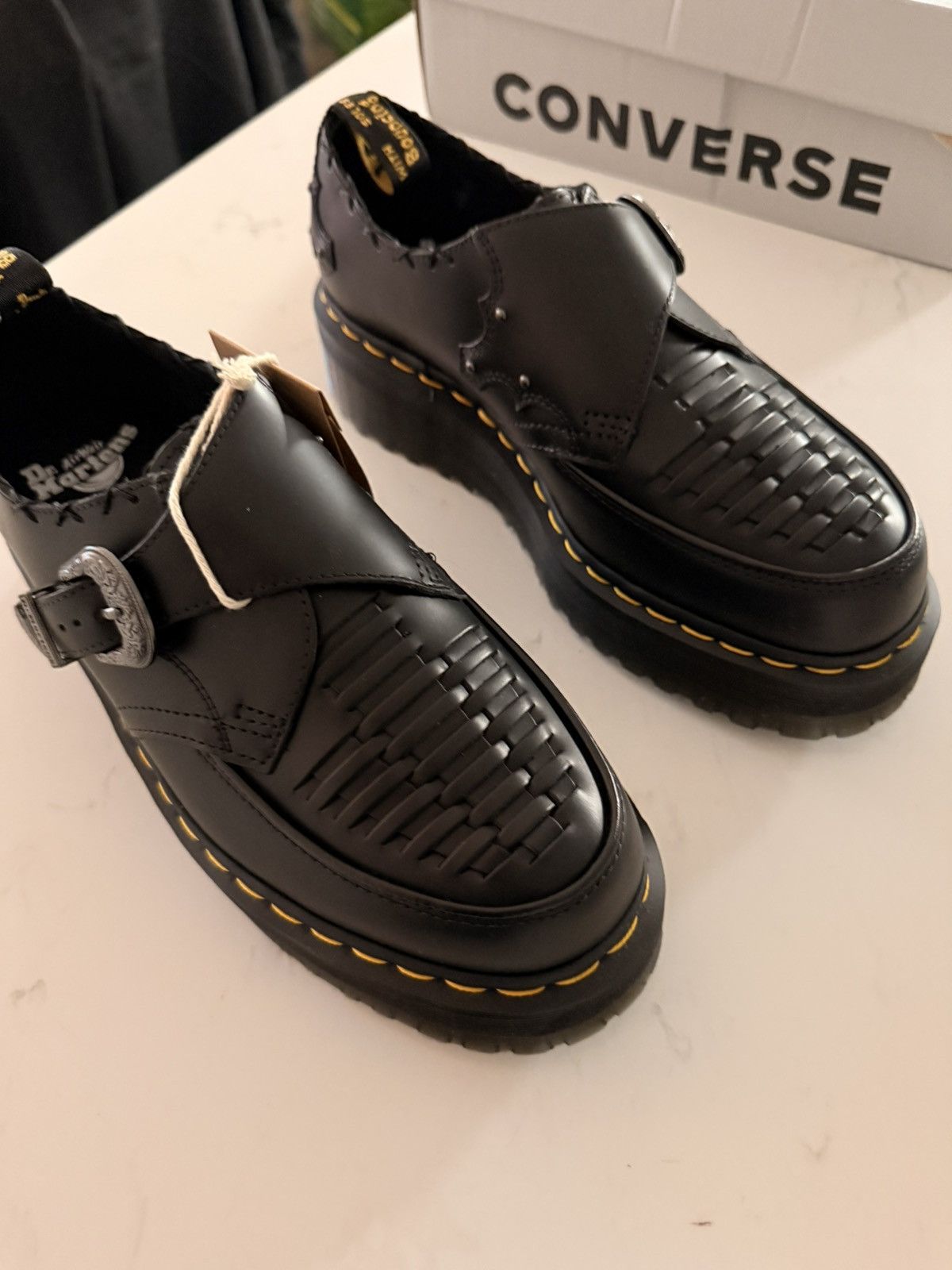 Dr. Martens Dr Martens Quad creeper monk shoes Size US 9 / EU 42 - 1 Thumbnail