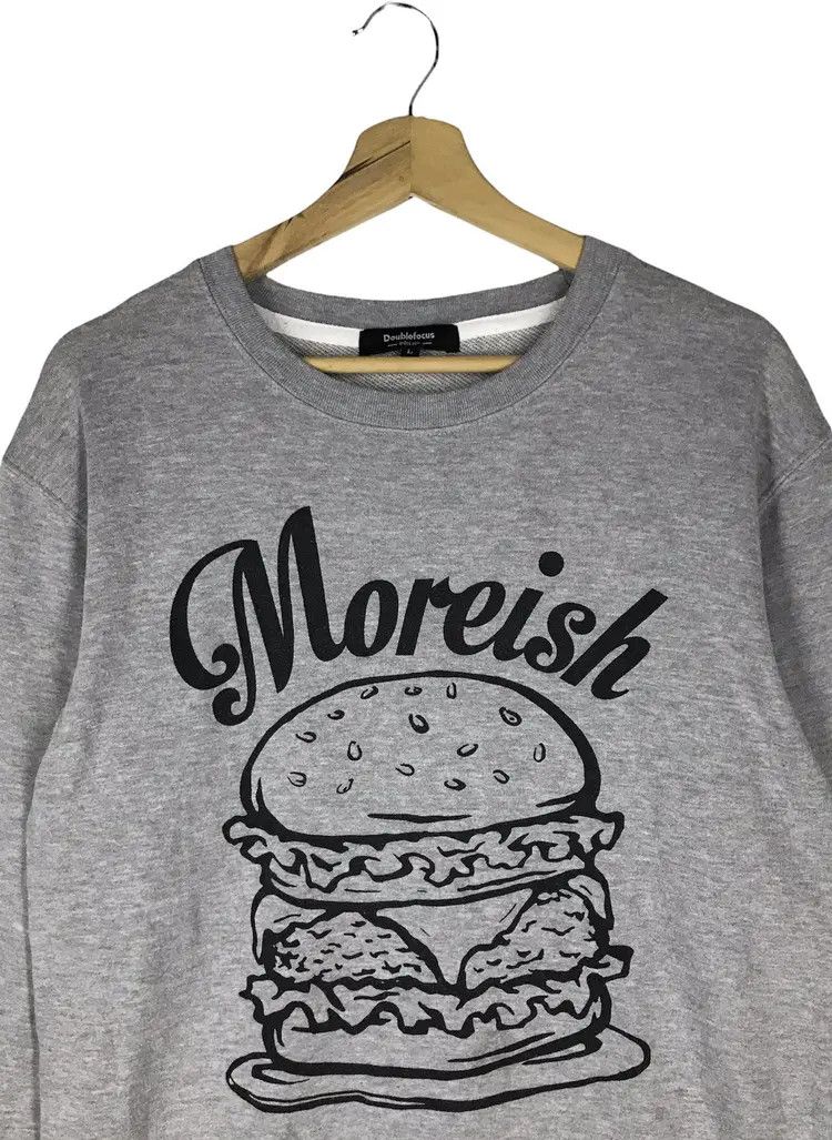 Japanese Brand Double Focus Moreish Sweatshirts Size US L / EU 52-54 / 3 - 3 Thumbnail