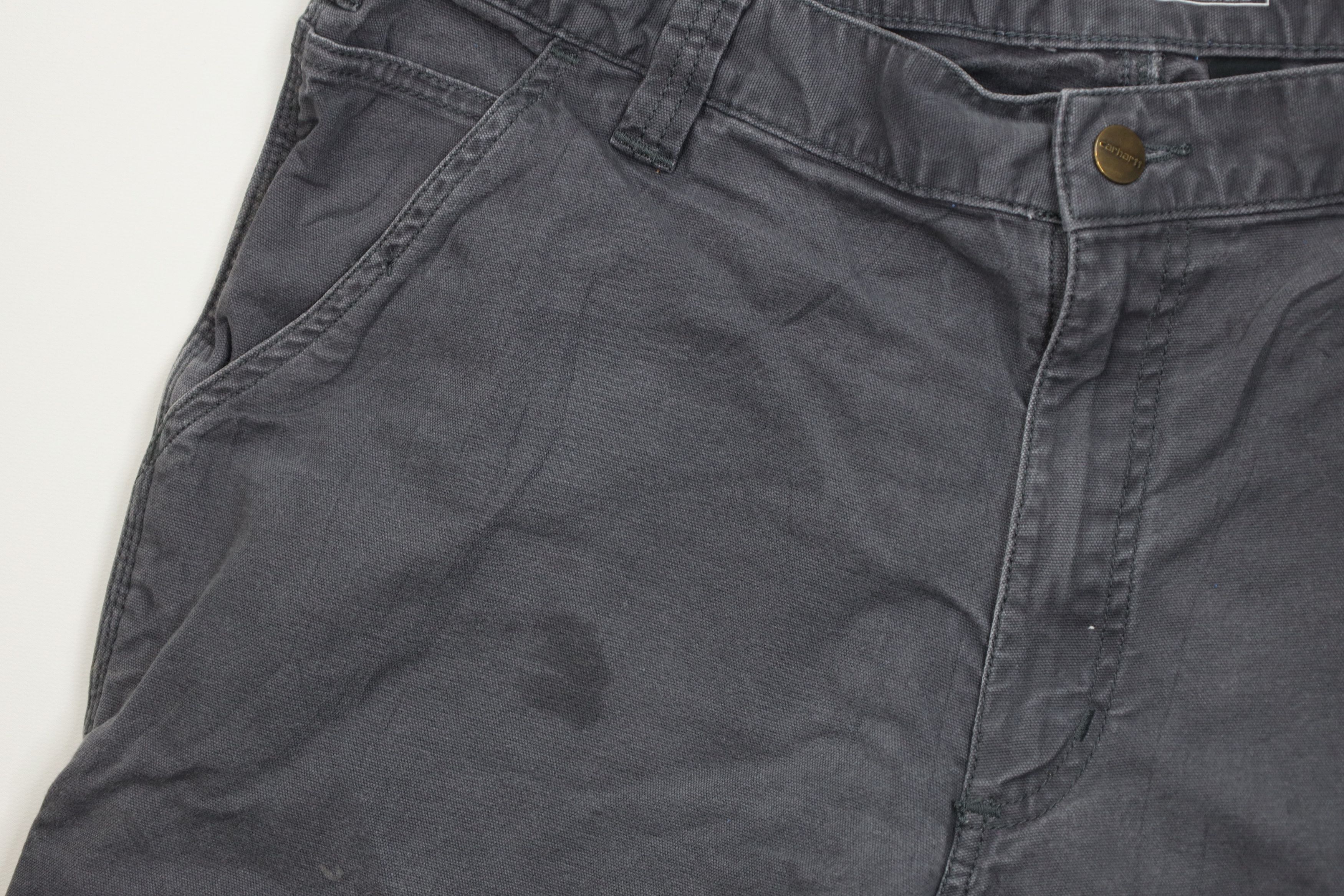 Carhartt Vintage Carhartt Spell Relaxed Fit Canvas Dungaree Shorts Size US 36 / EU 52 - 5 Thumbnail
