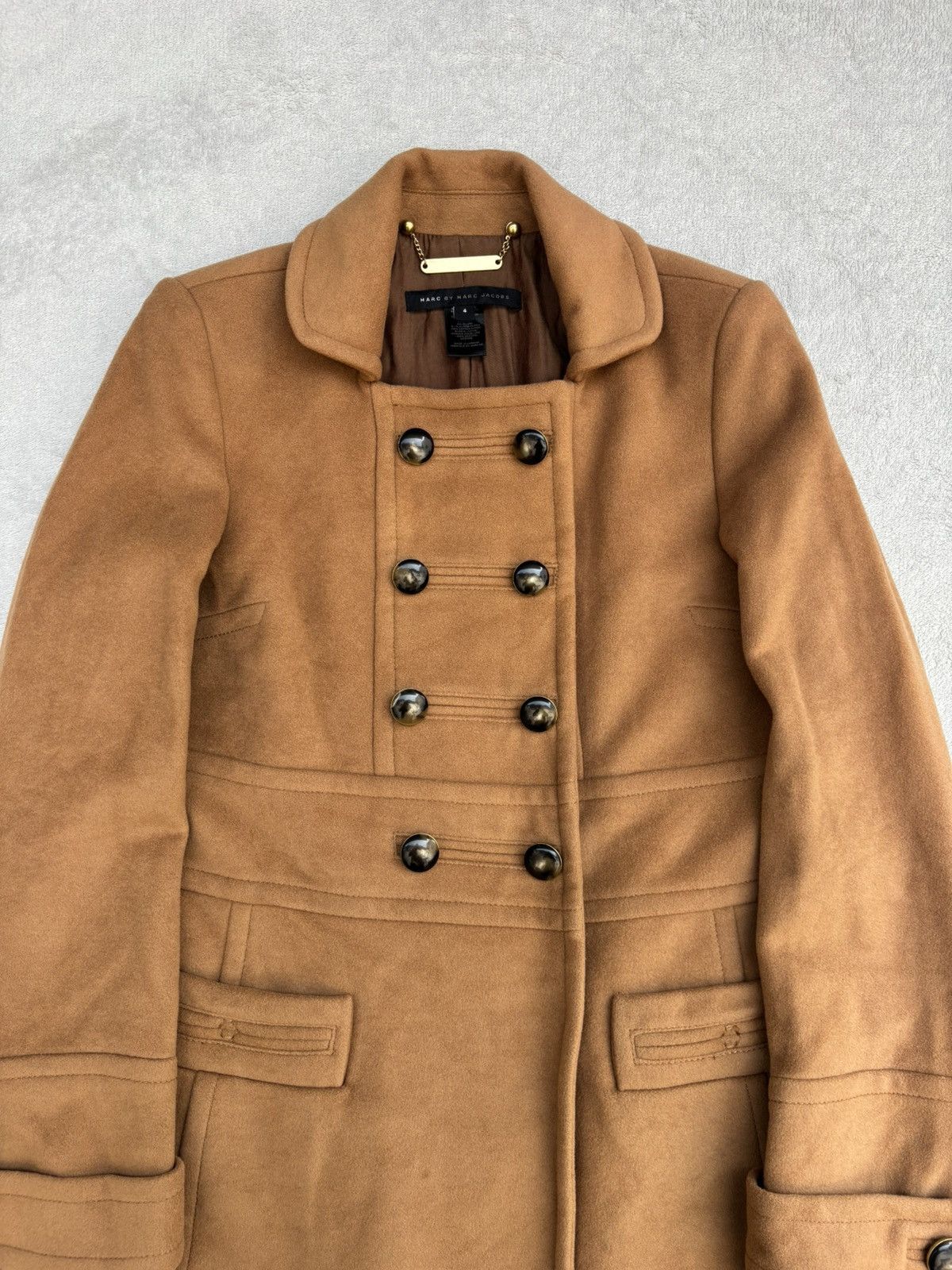Marc by Marc Jacobs A/W 2004 Marc by Marc Jacobs Napoleon Camel Coat Size S / US 4 / IT 40 - 3 Thumbnail