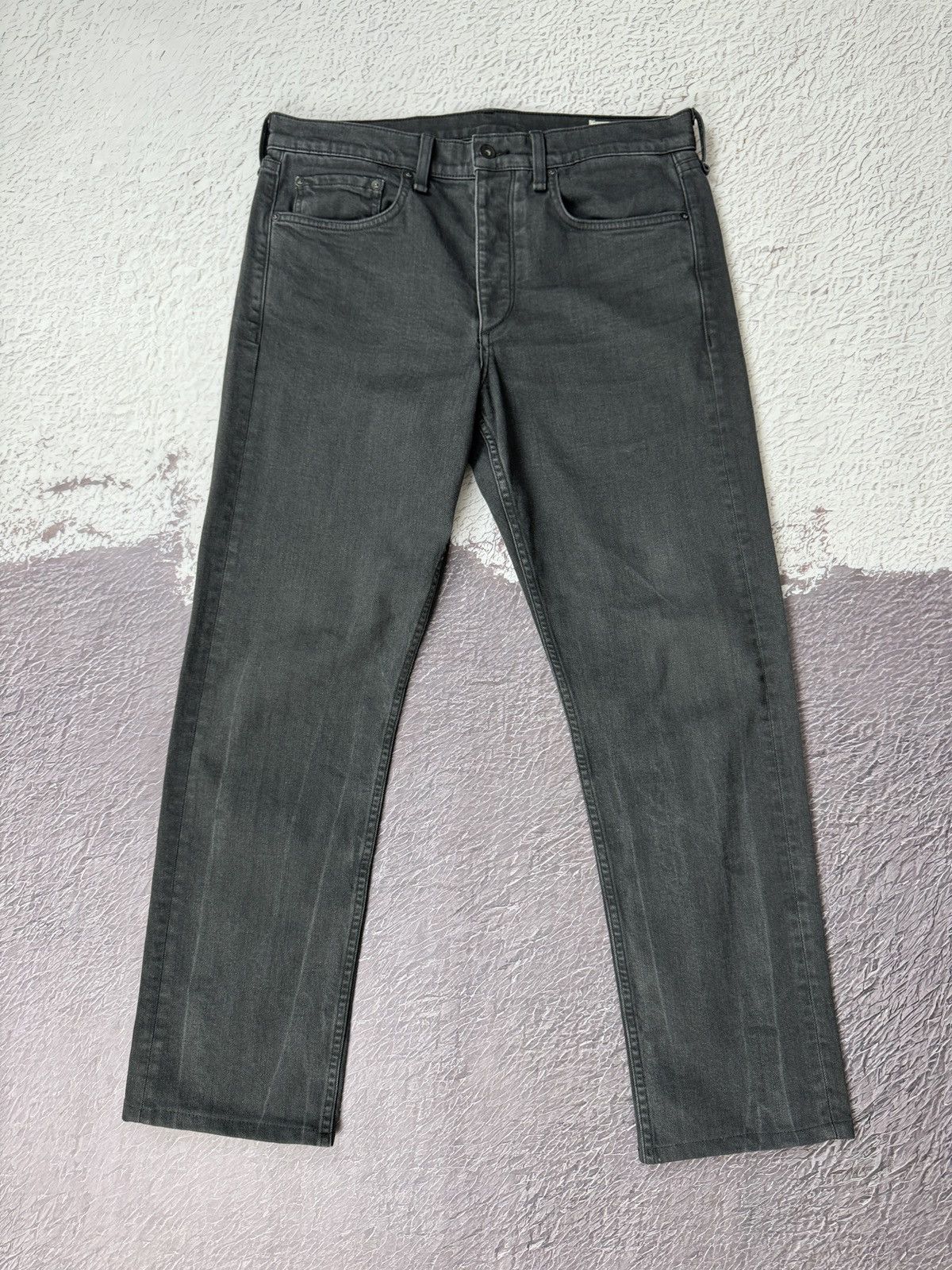 Rag & Bone Rag & Bone made in USA graphite faded denim jeans Size US 31 - 3 Thumbnail