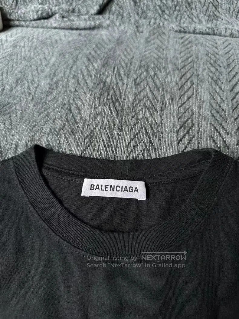 Balenciaga Balenciaga Black Coke Short Sleeve Tee. Size US L / EU 52-54 / 3 - 3 Thumbnail