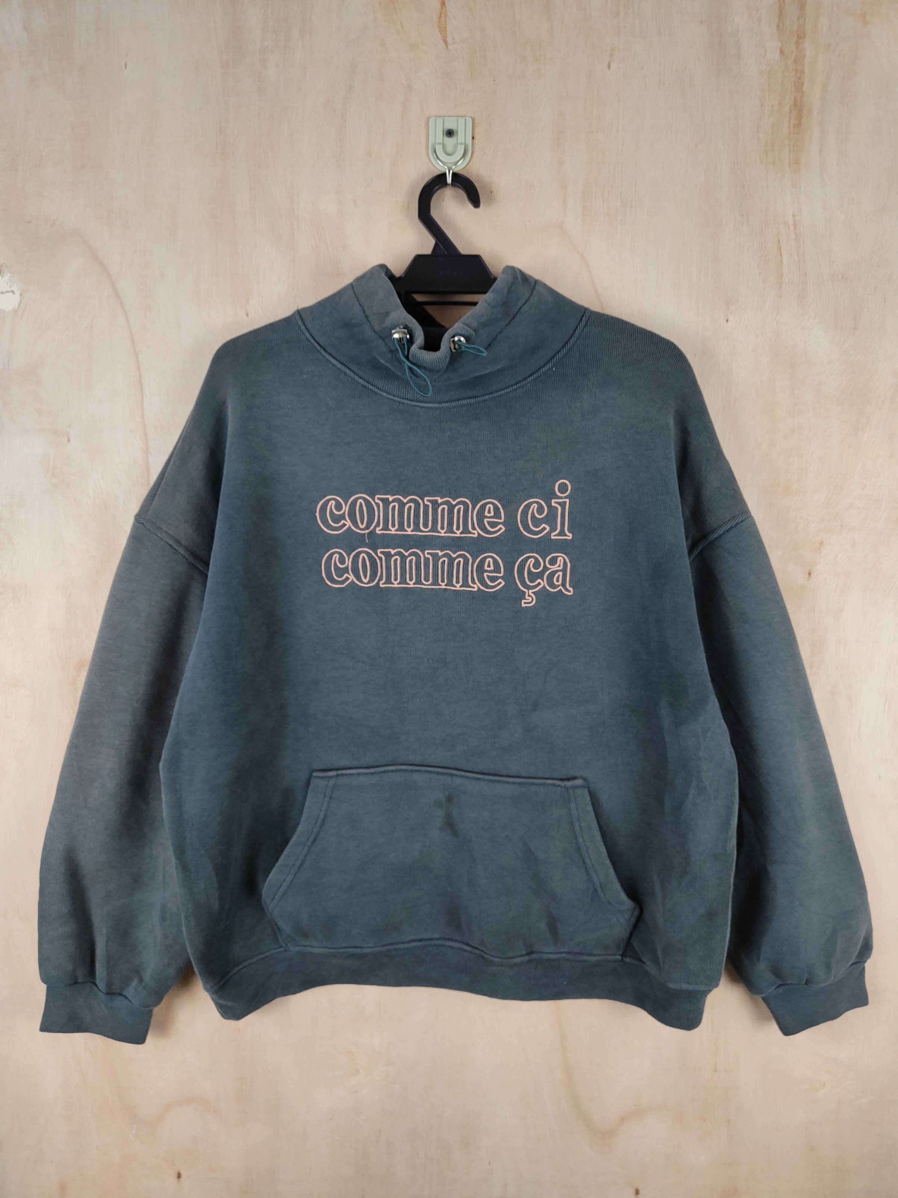 Japanese Brand Comme Ci Comme Ca Blue Faded Sweatshirts #S2622 Size US L / EU 52-54 / 3 - 1 Thumbnail