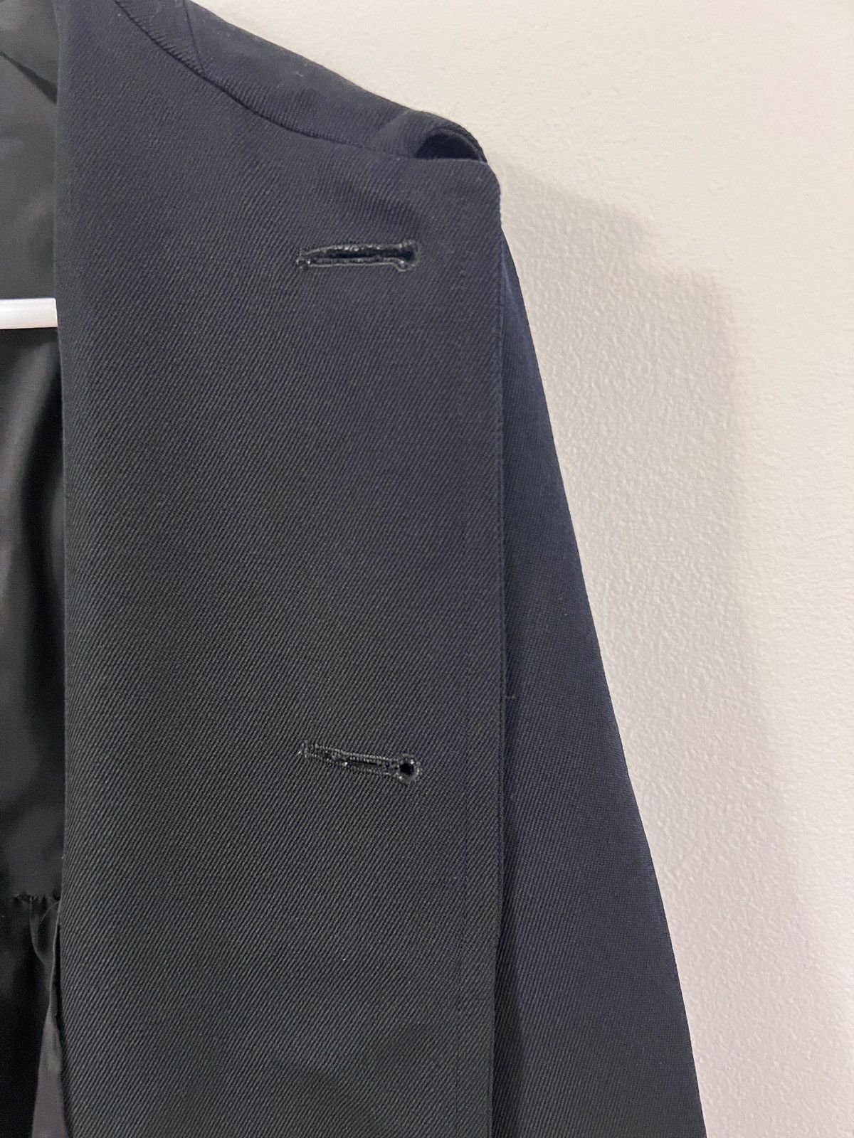 Comme des Garcons SHIRT Comme Des Garcons Shirt Dark Blue Wool Coat Size S Size S / US 4 / IT 40 - 9 Thumbnail