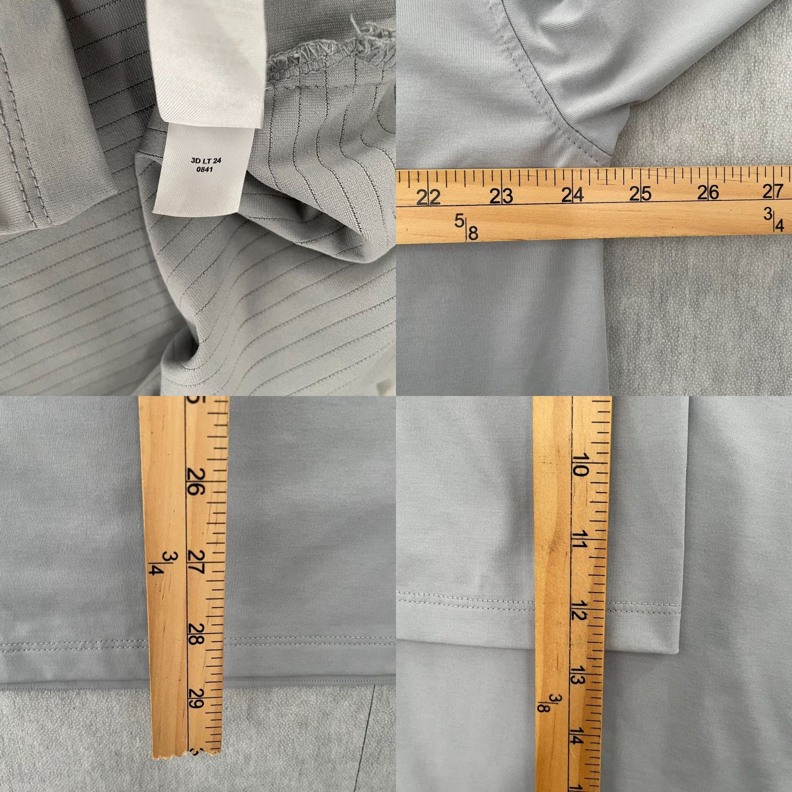 ASRV ASRV Shirt Adult Large Gray Tee Short Sleeve Crew Neck Logo Mens L Size US L / EU 52-54 / 3 - 8 Thumbnail