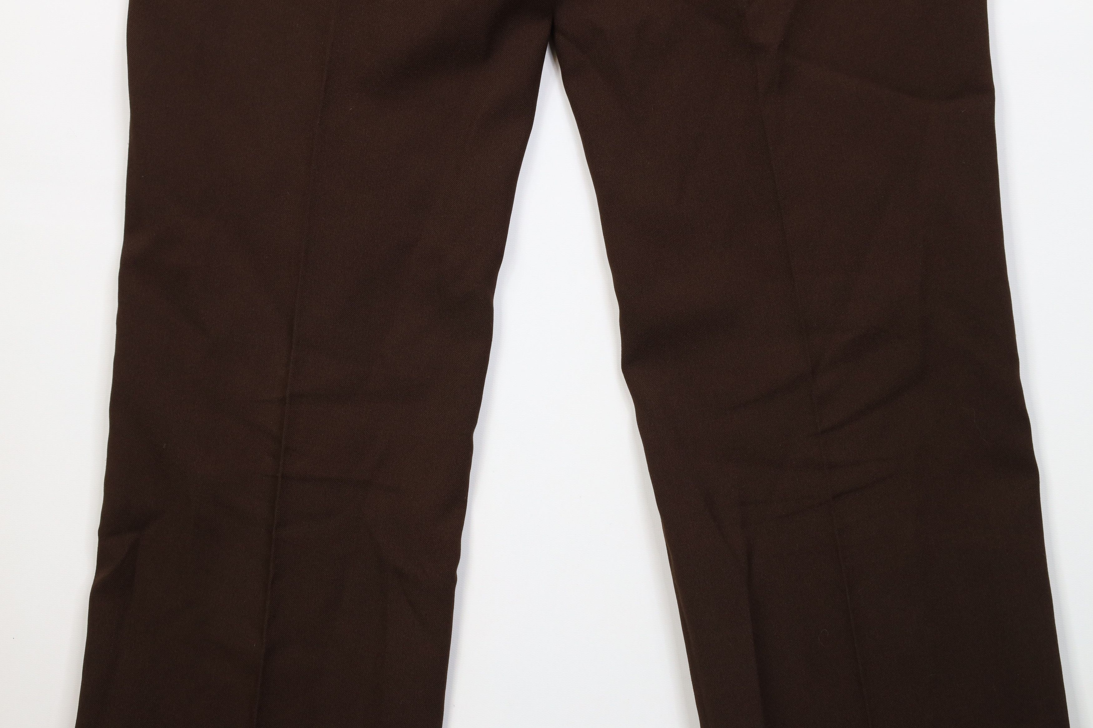 Vintage Vintage 70s Streetwear Flared Wide Leg Chino Pants Brown USA Size US 38 / EU 54 - 13 Thumbnail