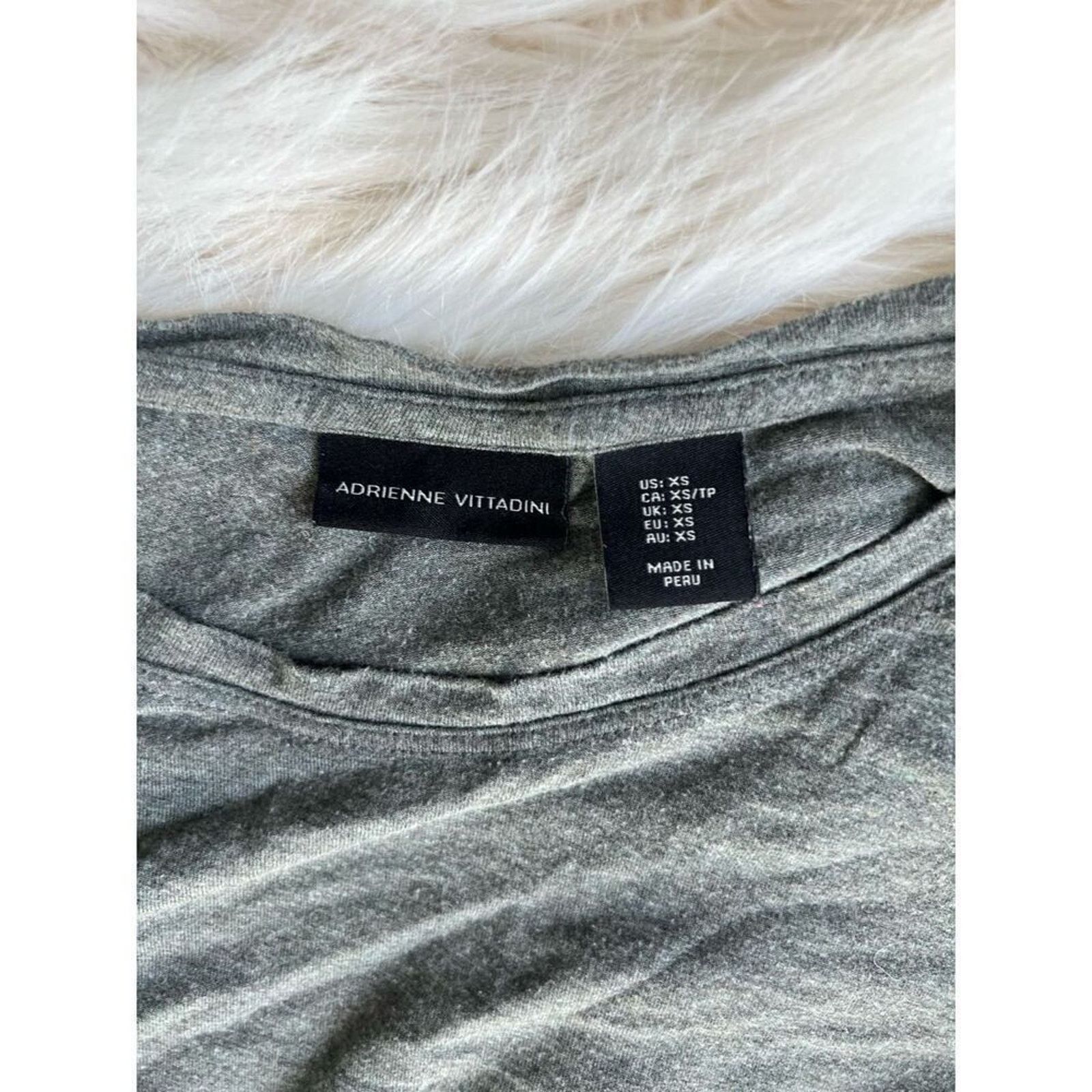 Other Adrienne Vitadinni Olive Green Long Sleeve T-Shirt | Sz XS Size XS / US 0-2 / IT 36-38 - 4 Thumbnail