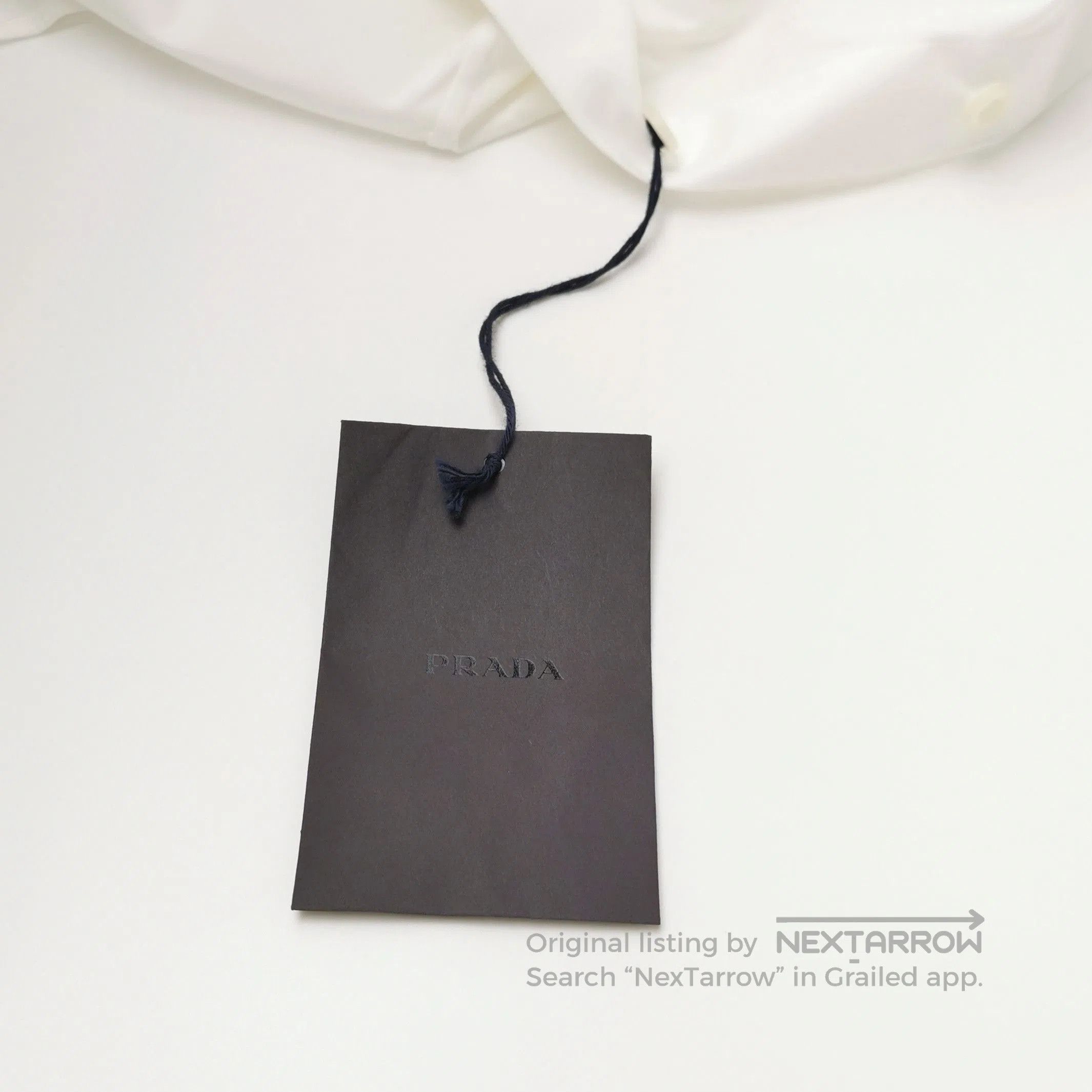Prada Prada White Cotton Button. Size S / US 4 / IT 40 - 3 Thumbnail