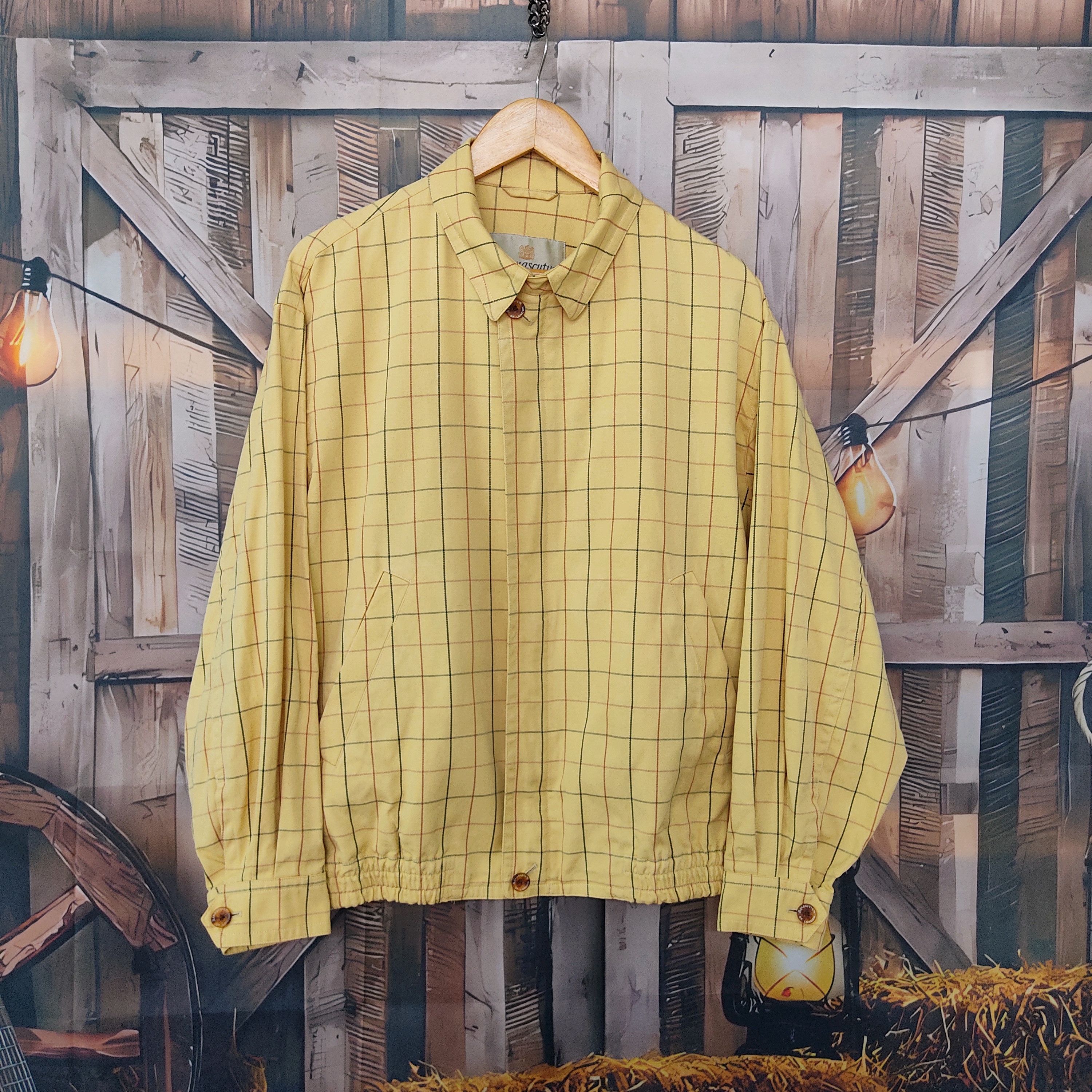 Aquascutum × Japanese Brand × Vintage AQUASCUTUM of LONDON Light Zipper Jacket Size US L / EU 52-54 / 3 - 2 Thumbnail