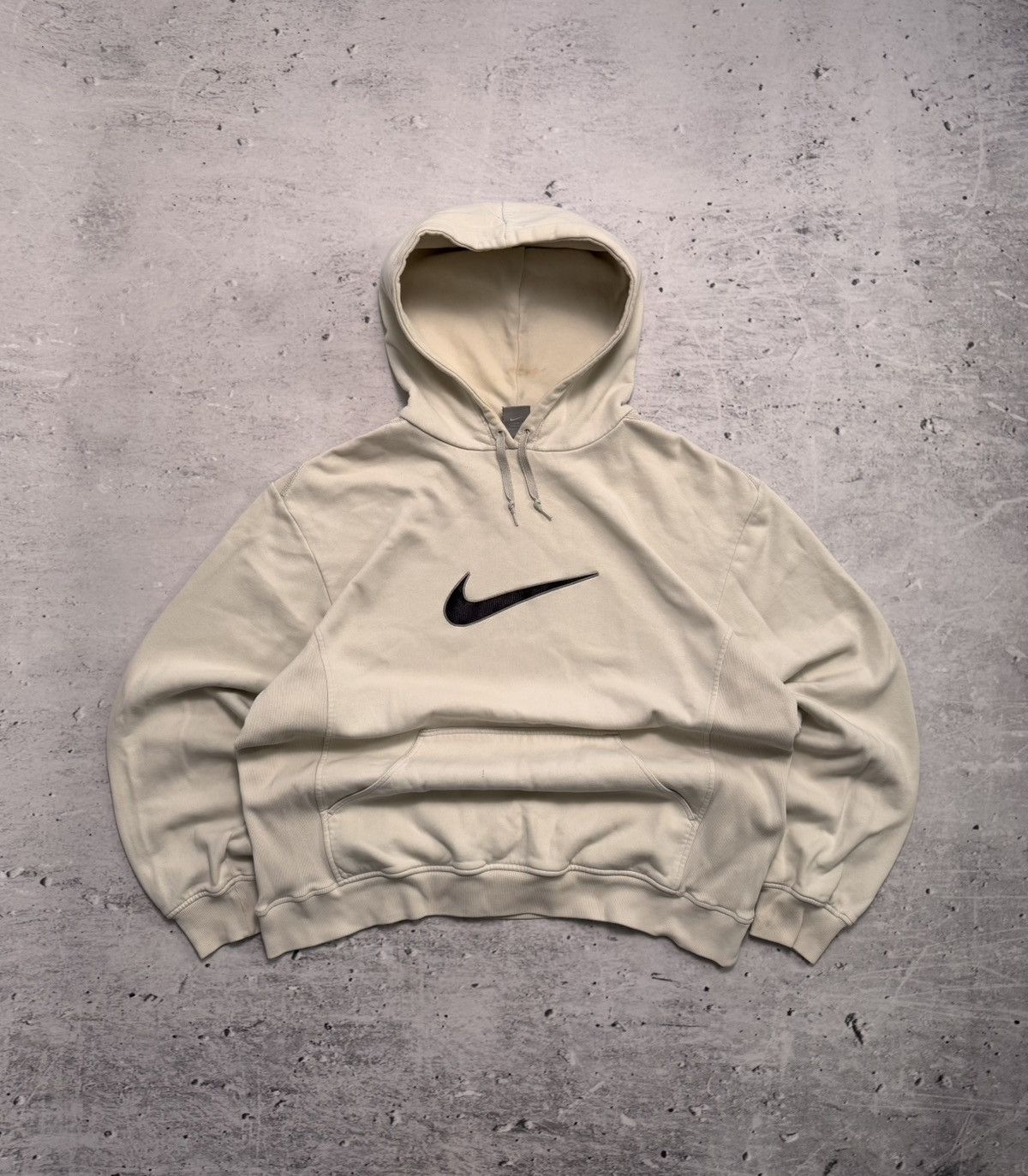 Nike × Vintage NIKE VINTAGE CENTER LOGO OVERSIZE BOXY HOODIE Size US XL / EU 56 / 4 - 1 Thumbnail