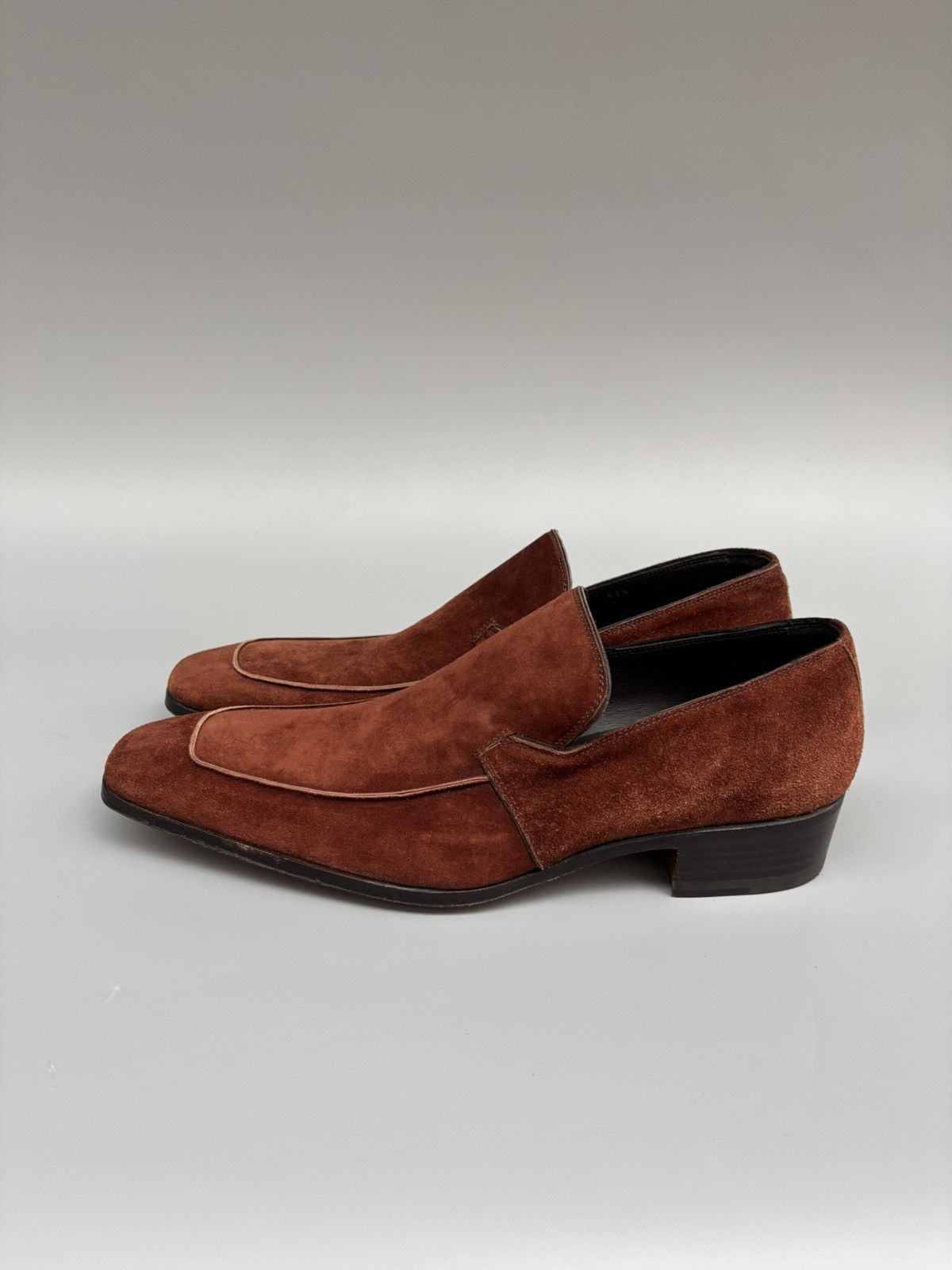 Yves Saint Laurent Yves Saint Laurent- Rive Gauche Tom Ford Era- Suede Loafers Size US 9 / EU 42 - 6 Thumbnail