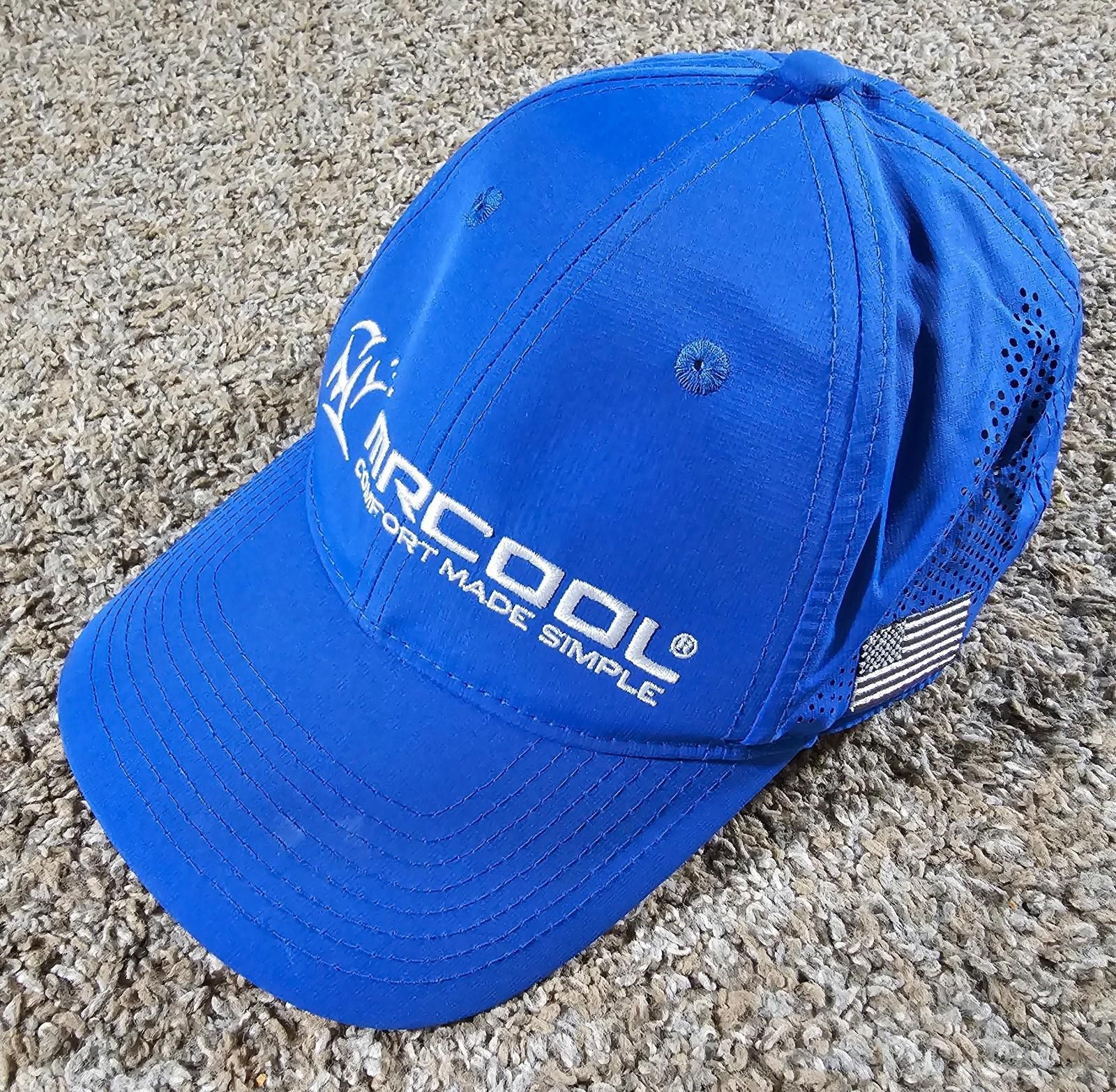 The Unbranded Brand Mr Cool Comfort Made Simple Baseball Cap Blue Strapback Size ONE SIZE - 1 Thumbnail