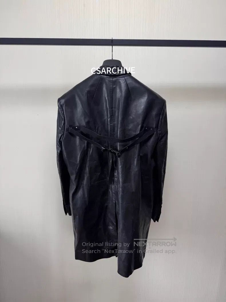 Rick Owens Rick Owens IT 48 22FW waxed leather Tatlin jacket| Size US M / EU 48-50 / 2 - 2 Thumbnail