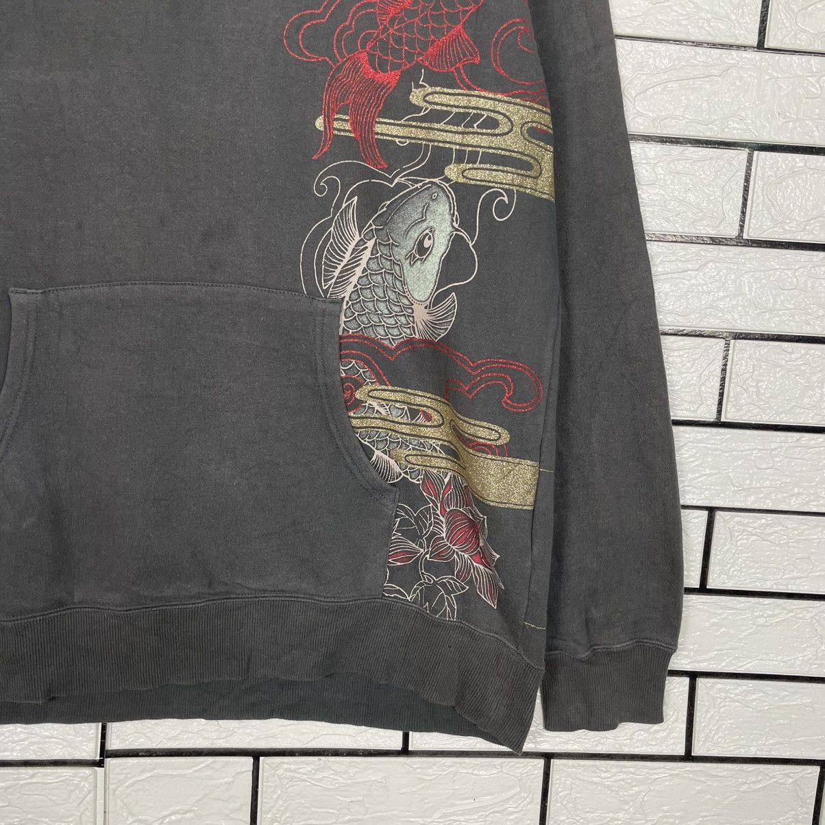 Japanese Brand Sorridere Koi Fish Sukajan Pullover Hoodie Size US L / EU 52-54 / 3 - 4 Thumbnail