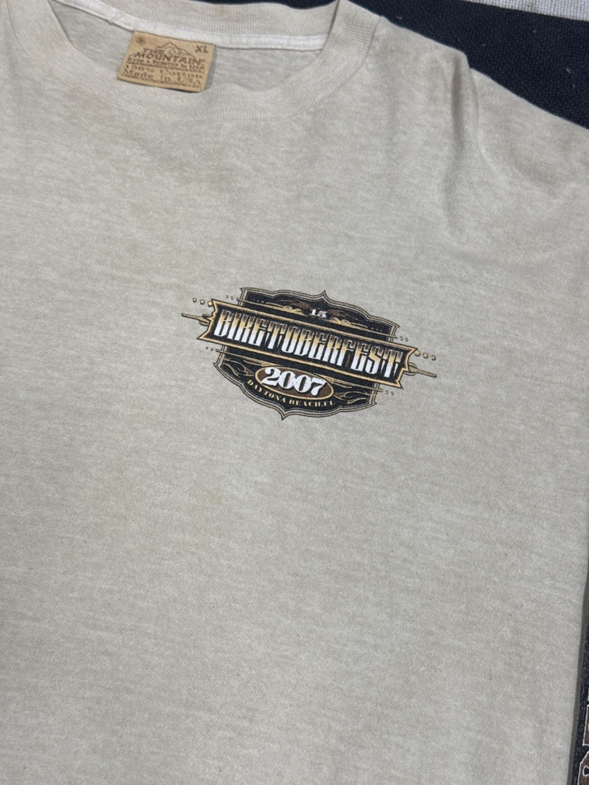 Vintage Biketoberfest 2007 Daytona Beach Motorcycle Y2K T-Shirt Size US XL / EU 56 / 4 - 3 Thumbnail