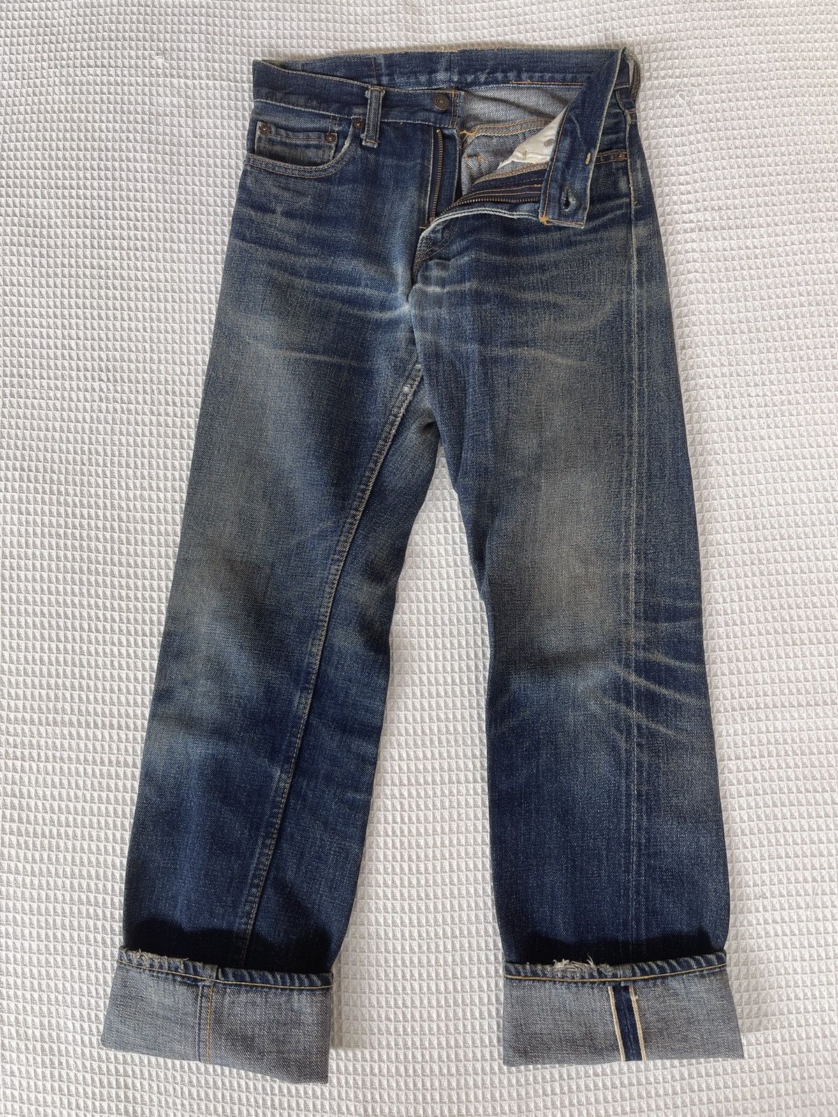 Denime Rare🔥Vintage DENIME Japan Selvedge Jeans Size US 28 / EU 44 - 4 Thumbnail