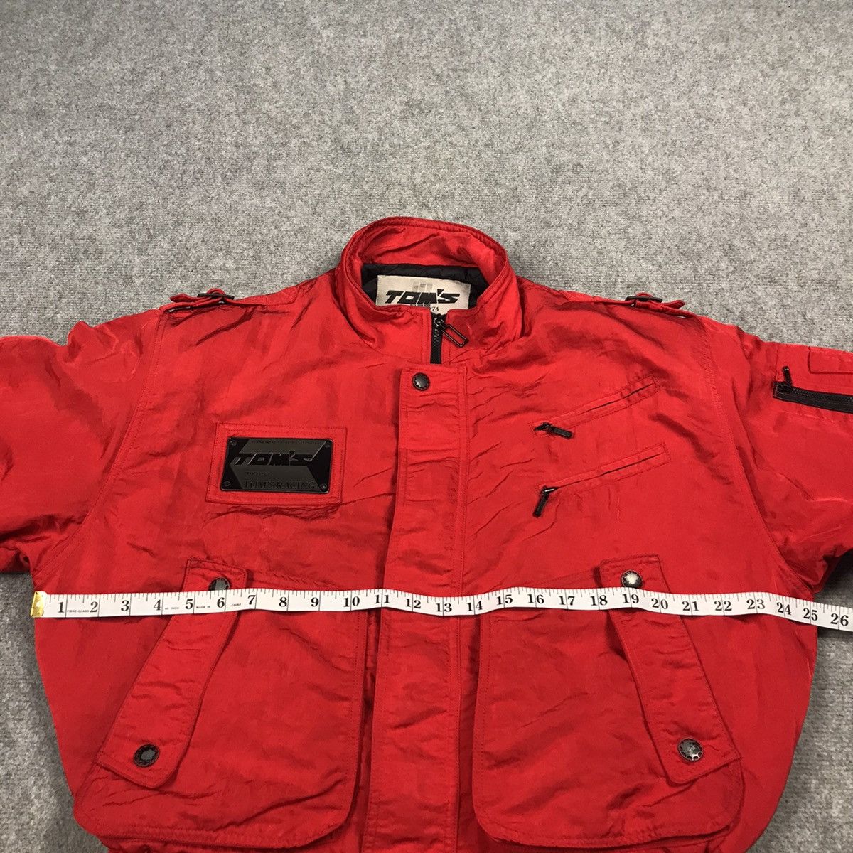 Sports Specialties VINTAGE TOM’S RACING JAPANESE BOMBER RED JACKET Size US M / EU 48-50 / 2 - 13 Thumbnail
