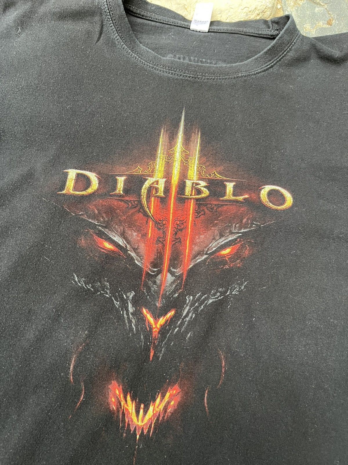 Playstation × Vintage Vintage Diablo 3 Blizzard dragon graphic tee t-shirt Size US L / EU 52-54 / 3 - 8 Thumbnail