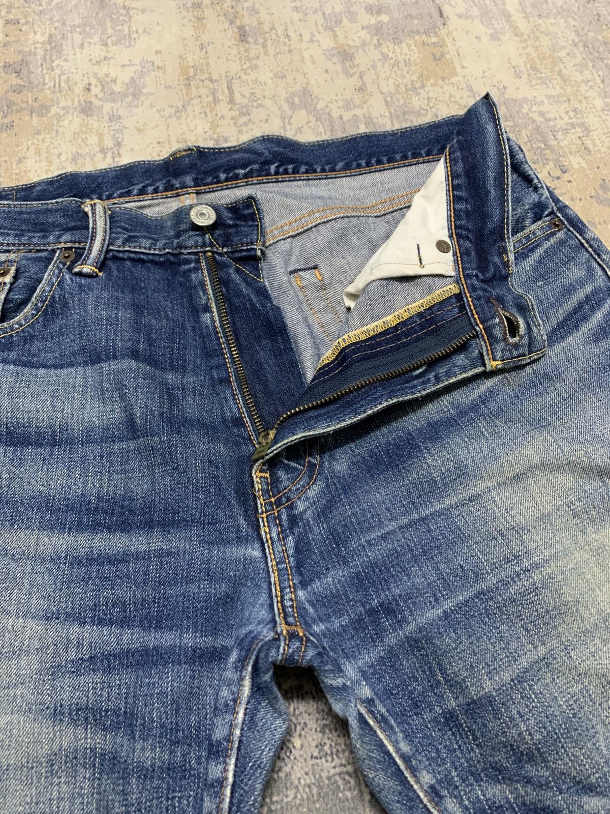 Levi's Vintage Levis 505 Jeans Faded Blue Denim W34x28.5 Size US 34 / EU 50 - 3 Thumbnail