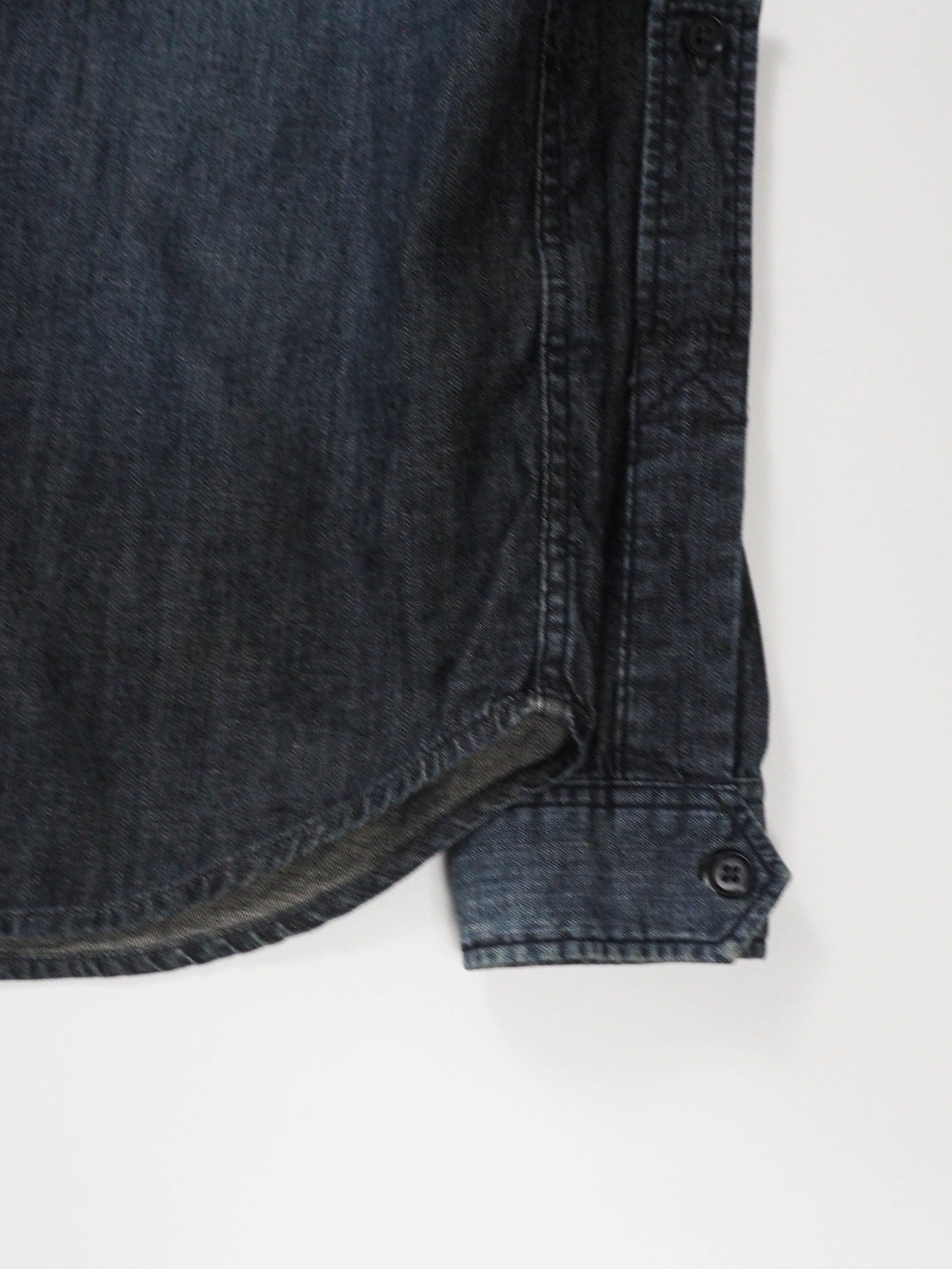 Yohji Yamamoto Yohji Yamamoto Reconstructed Denim Shirt Size US L / EU 52-54 / 3 - 4 Thumbnail