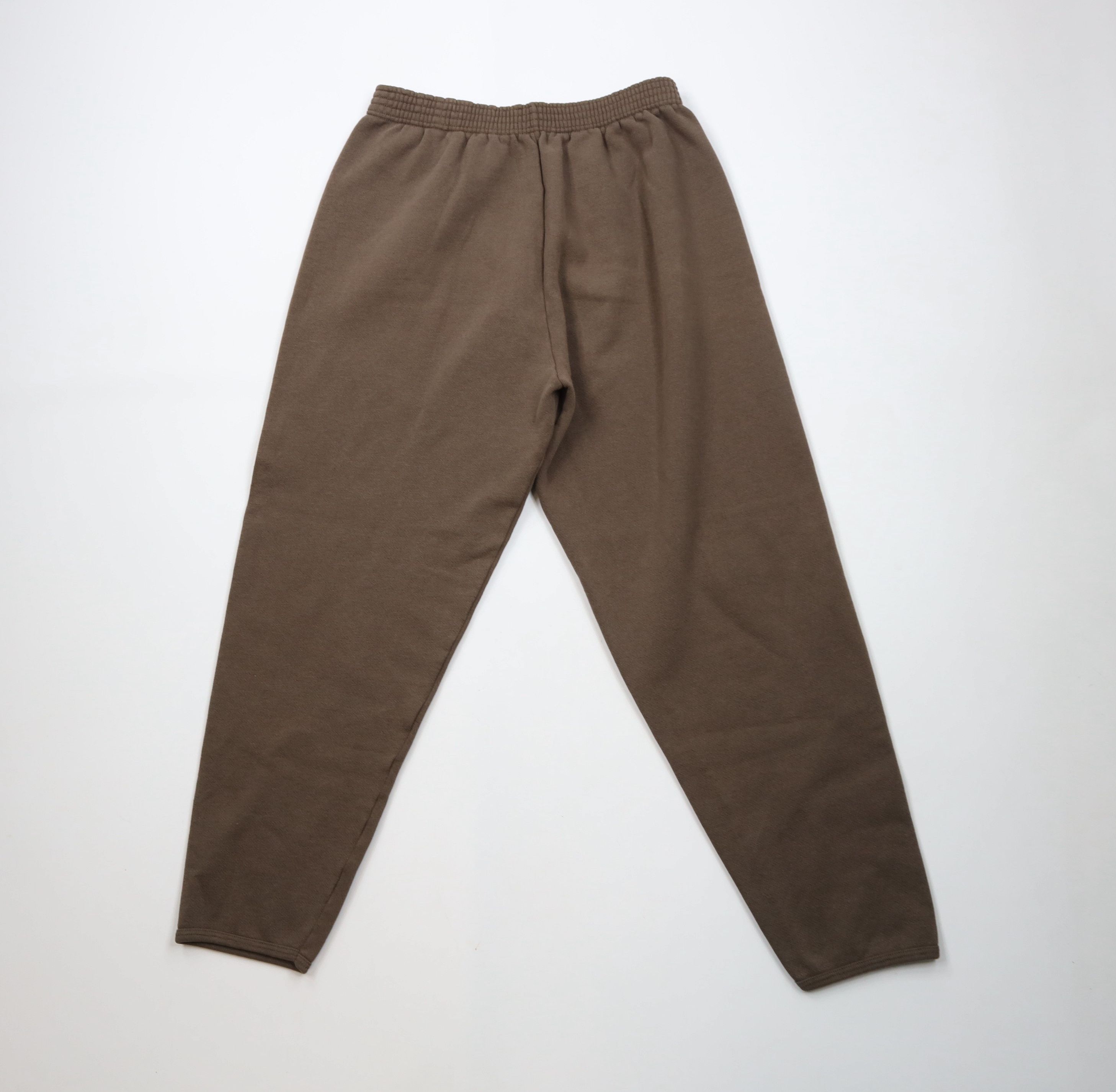 Vintage Vintage 90s Streetwear Tapered Leg Sweatpants Brown USA Size 30" / US 8 / IT 44 - 6 Thumbnail