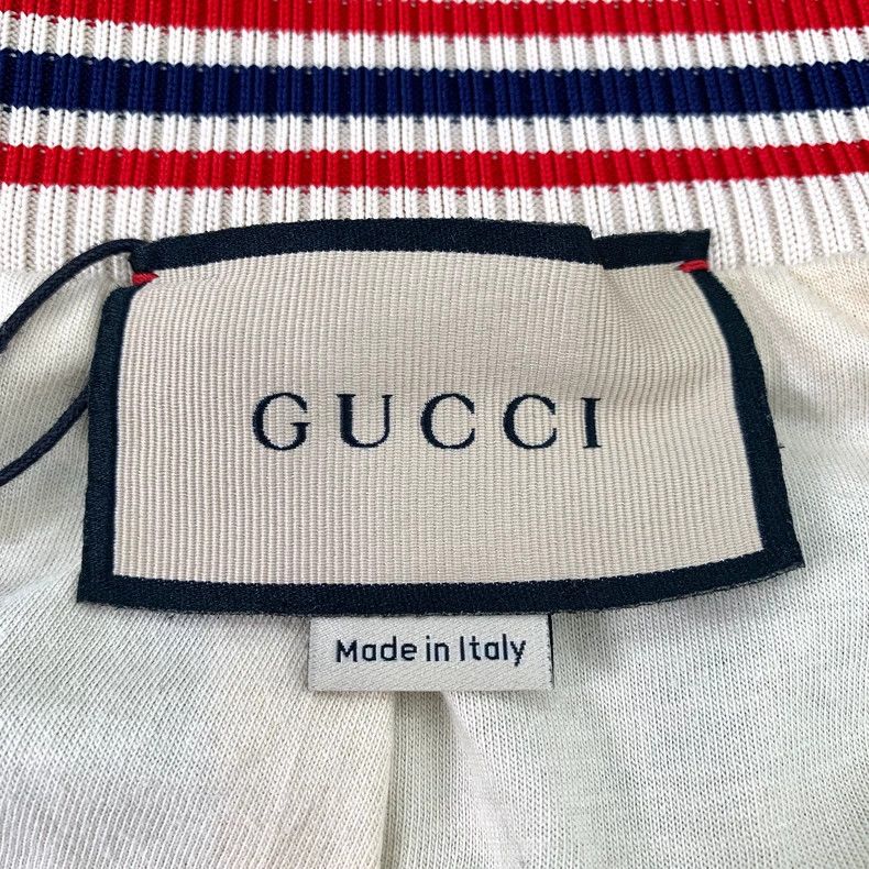 Gucci Gucci Color-blocked logo printed full-print striped zipper Size US S / EU 44-46 / 1 - 7 Thumbnail
