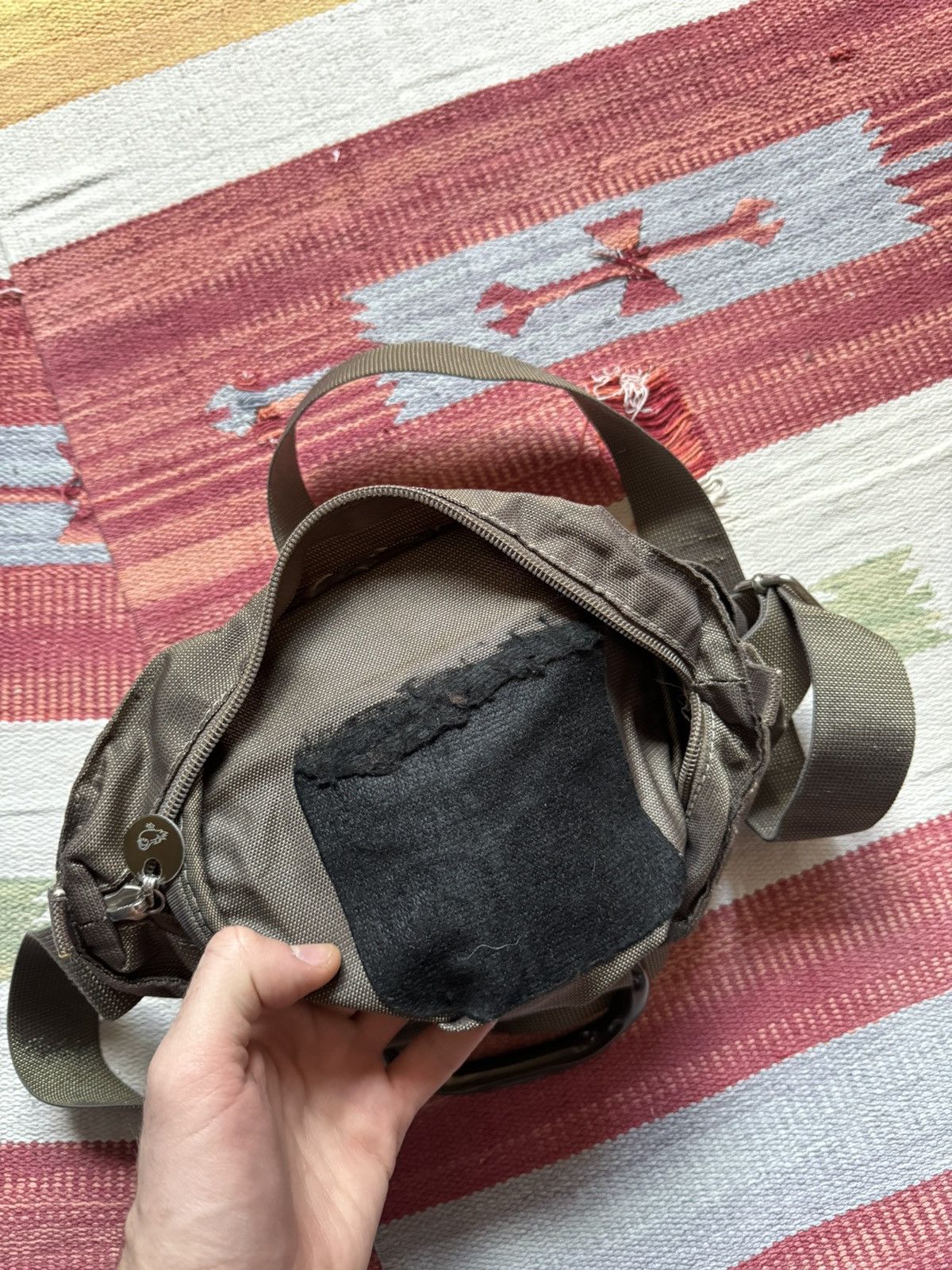Mandarina Duck Vintage 00’s Mandarina Duck y2k Brown Unisex Sport Bag Size ONE SIZE - 5 Thumbnail