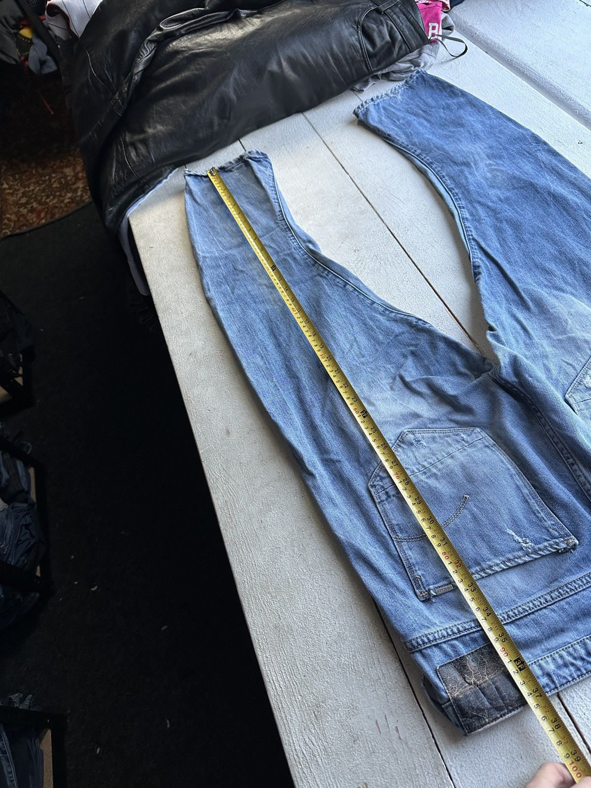 G-Star VNTG🚨96 G STAR RAW Jeans AVANT GARDE Washed Denim y2k 3301 Size 36" / US 14 / IT 50 - 13 Thumbnail