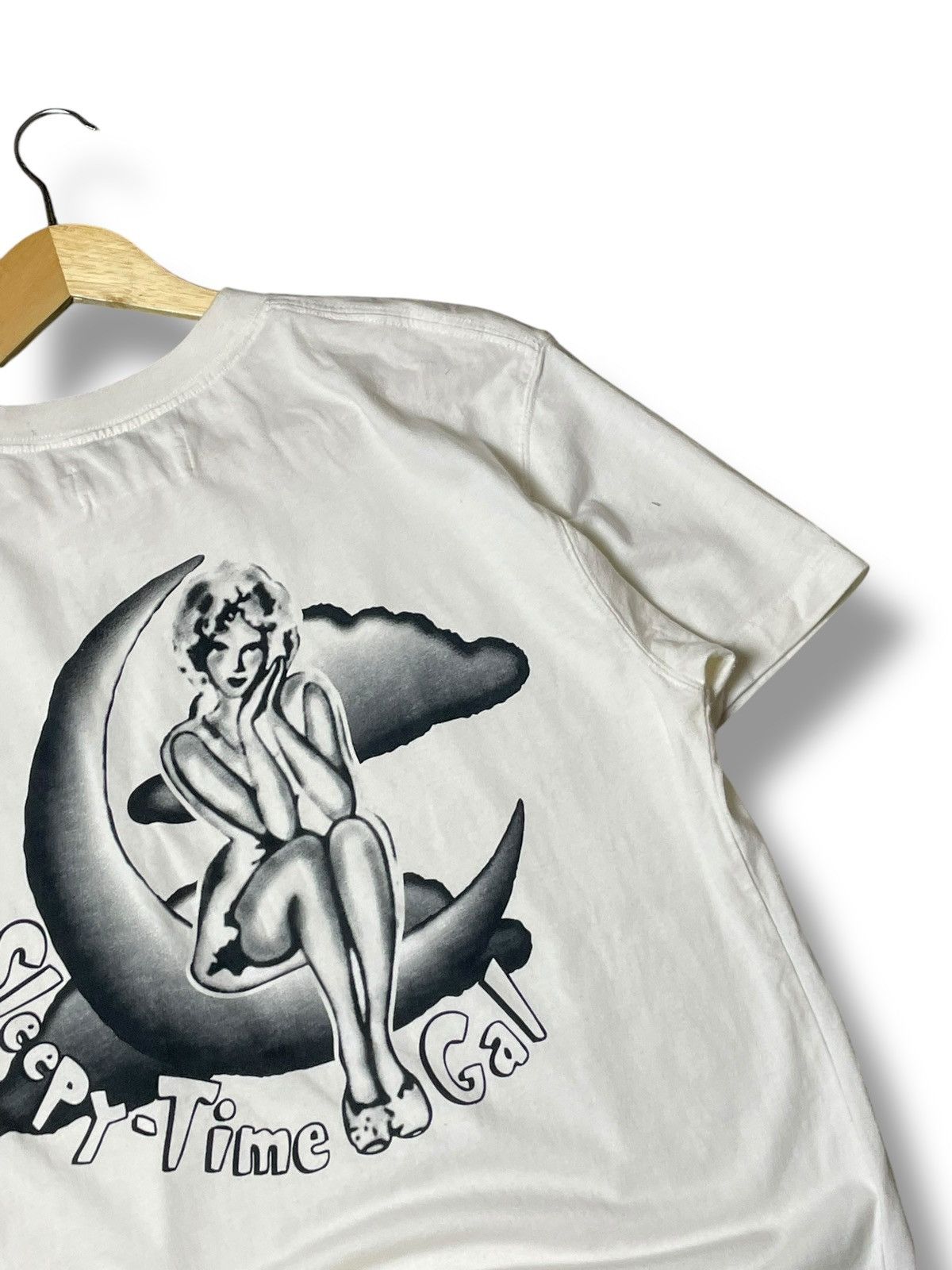 Avirex × Vintage Vintage AVIREX Sleepy Gal Time T-shirt (72) Size US XXS / EU 40 - 7 Thumbnail