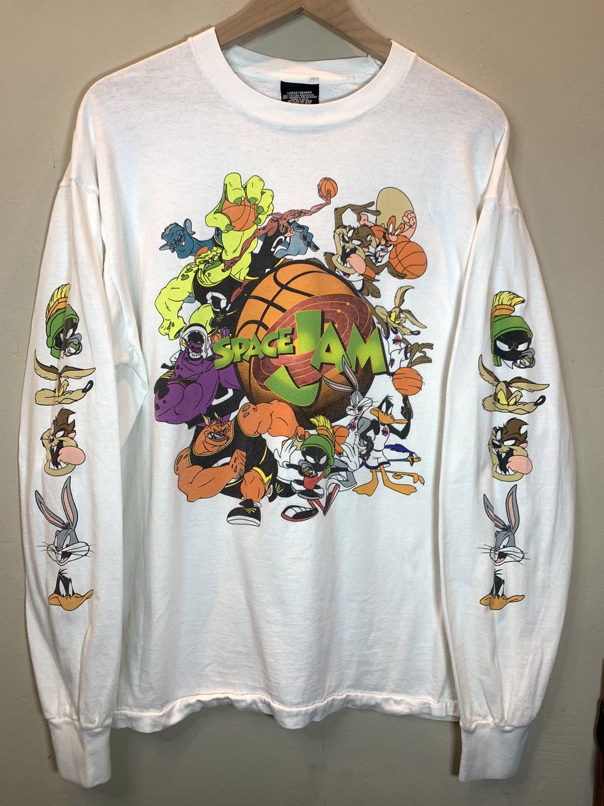 Vintage on sale 1996 Space Jam Long-Sleeve T-Shirt