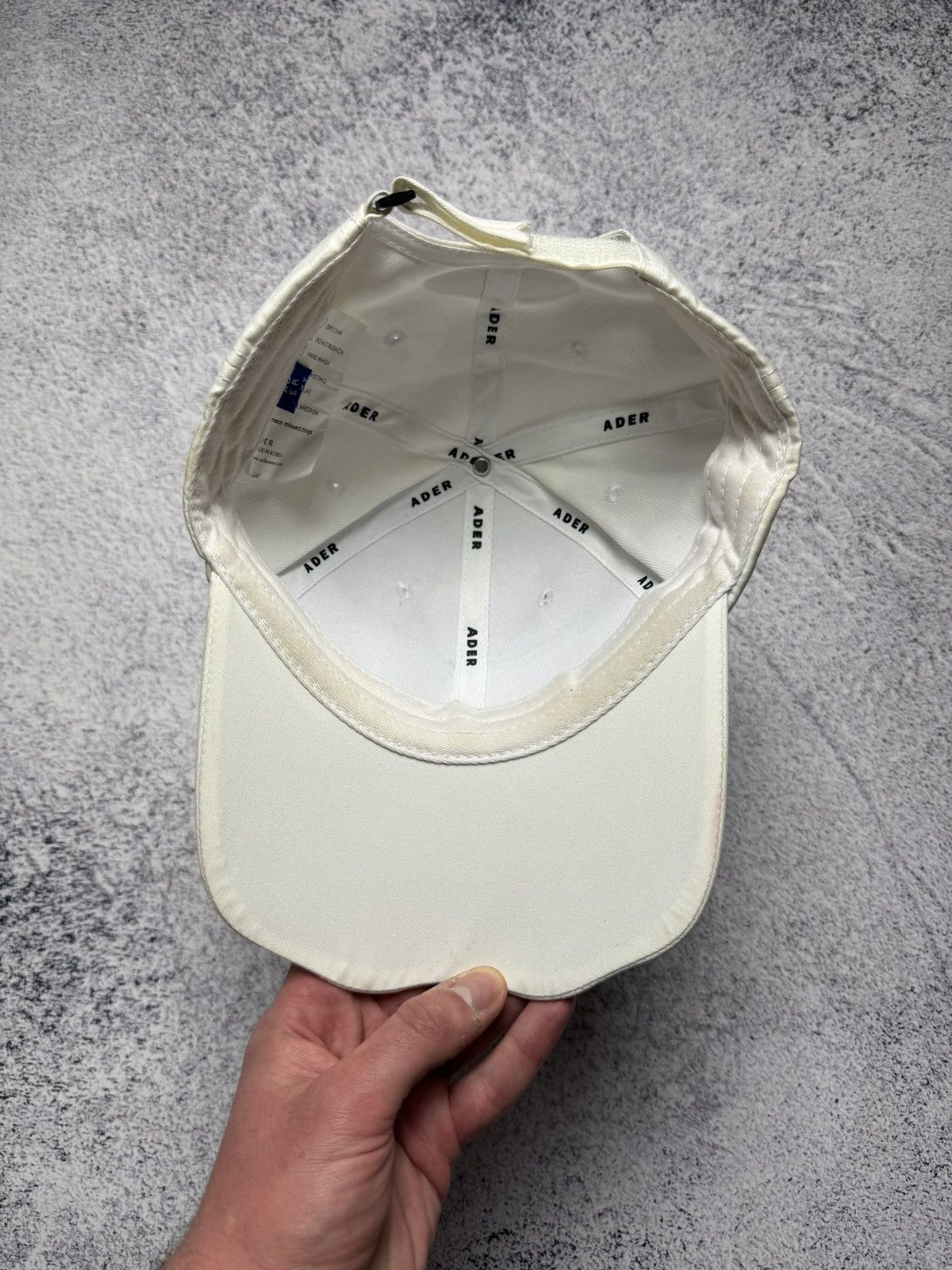 Ader Error Ader Error Cap Avant Garde Grunge Hat Street Y2k Style Rap Size ONE SIZE - 11 Thumbnail