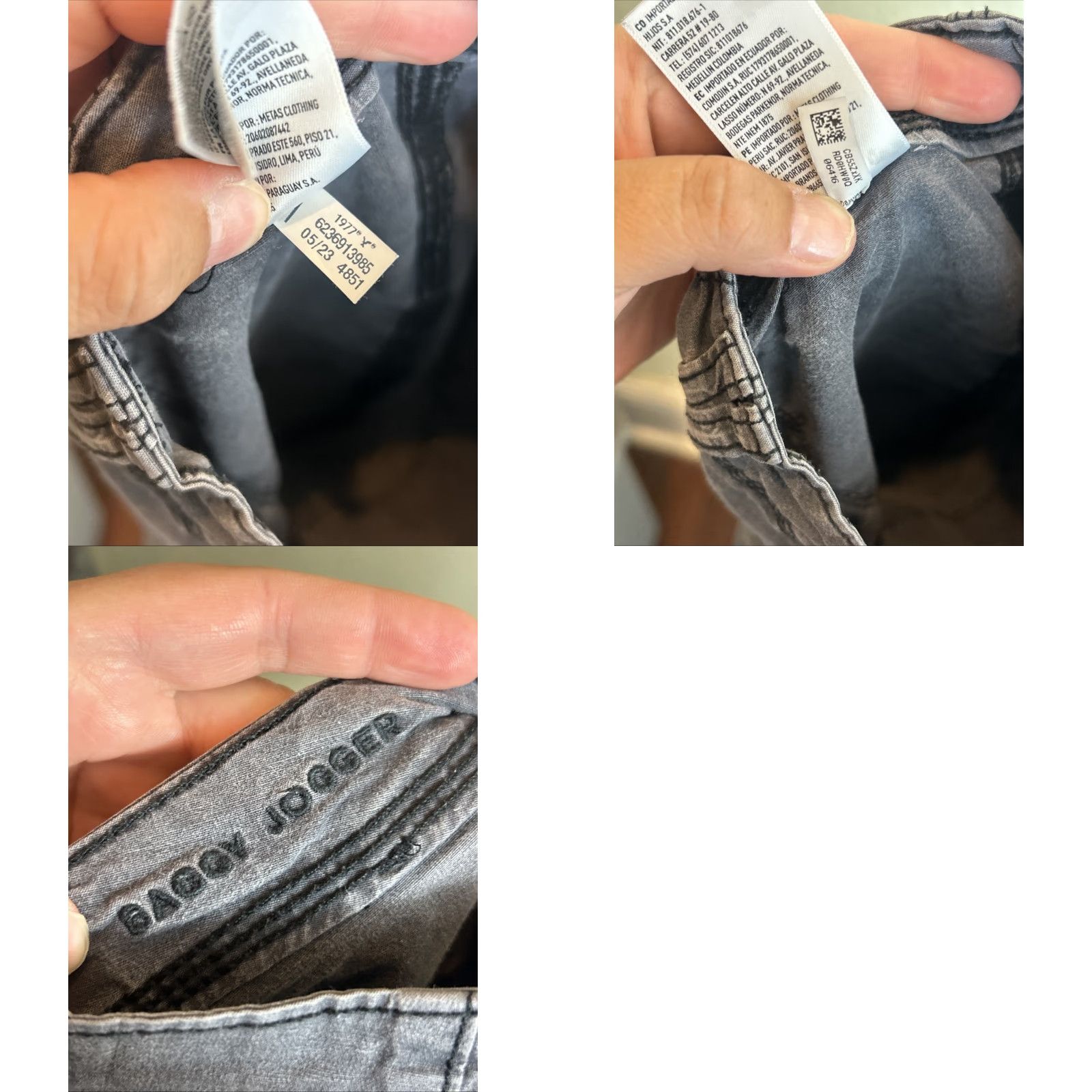 American Eagle Outfitters American Eagle Pants Women’s 6 Stretch Cargo Baggy Jogger Black 28x29 Womens Size 28" / US 6 / IT 42 - 10 Thumbnail