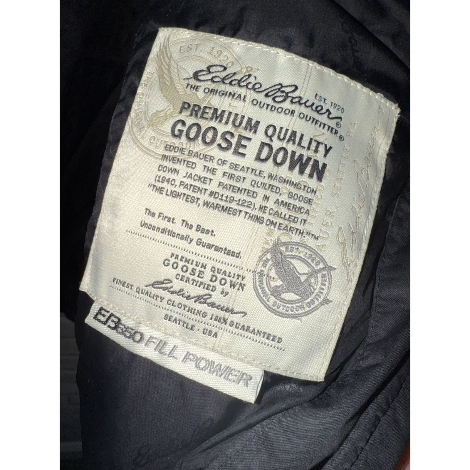 Eddie Bauer VINTAGE Eddie Bauer Black Quilted Parka Womens S 650 Down Jacket Women's Regular Size Small Parka Quilted 650 Down Black Womens Size S / US 4 / IT 40 - 8 Thumbnail